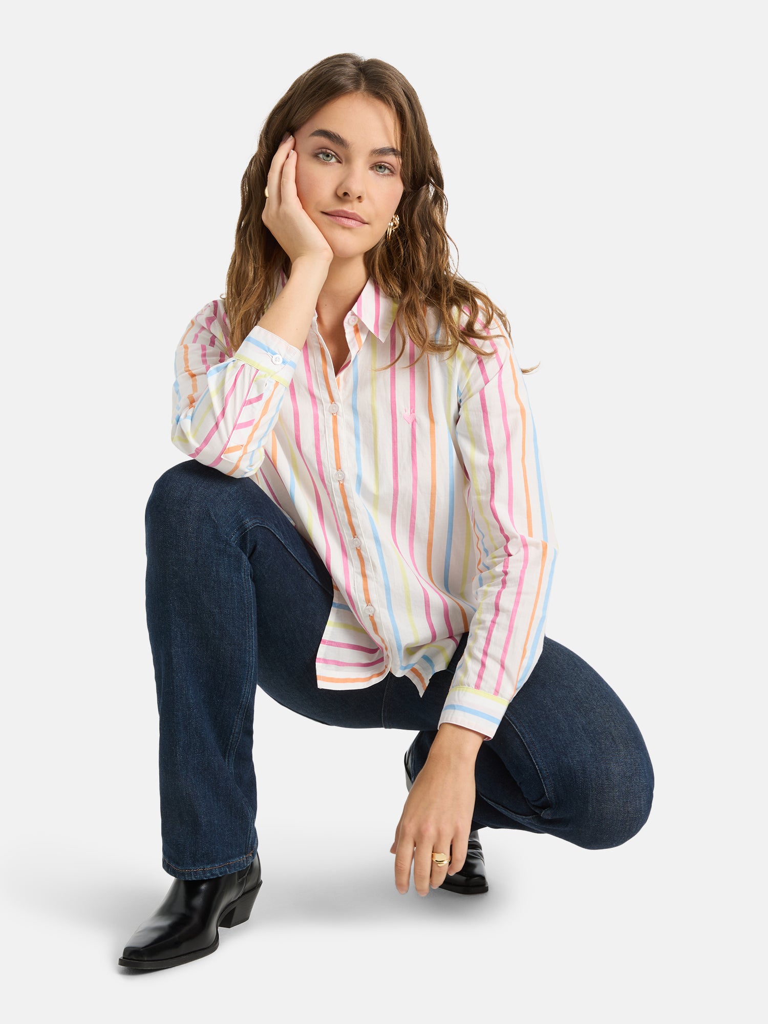 Bluse "LisaL" aus Baumwolle