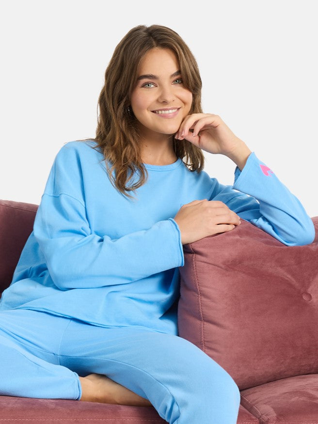 Sweatshirt "KaramellaEP" aus Baumwolle