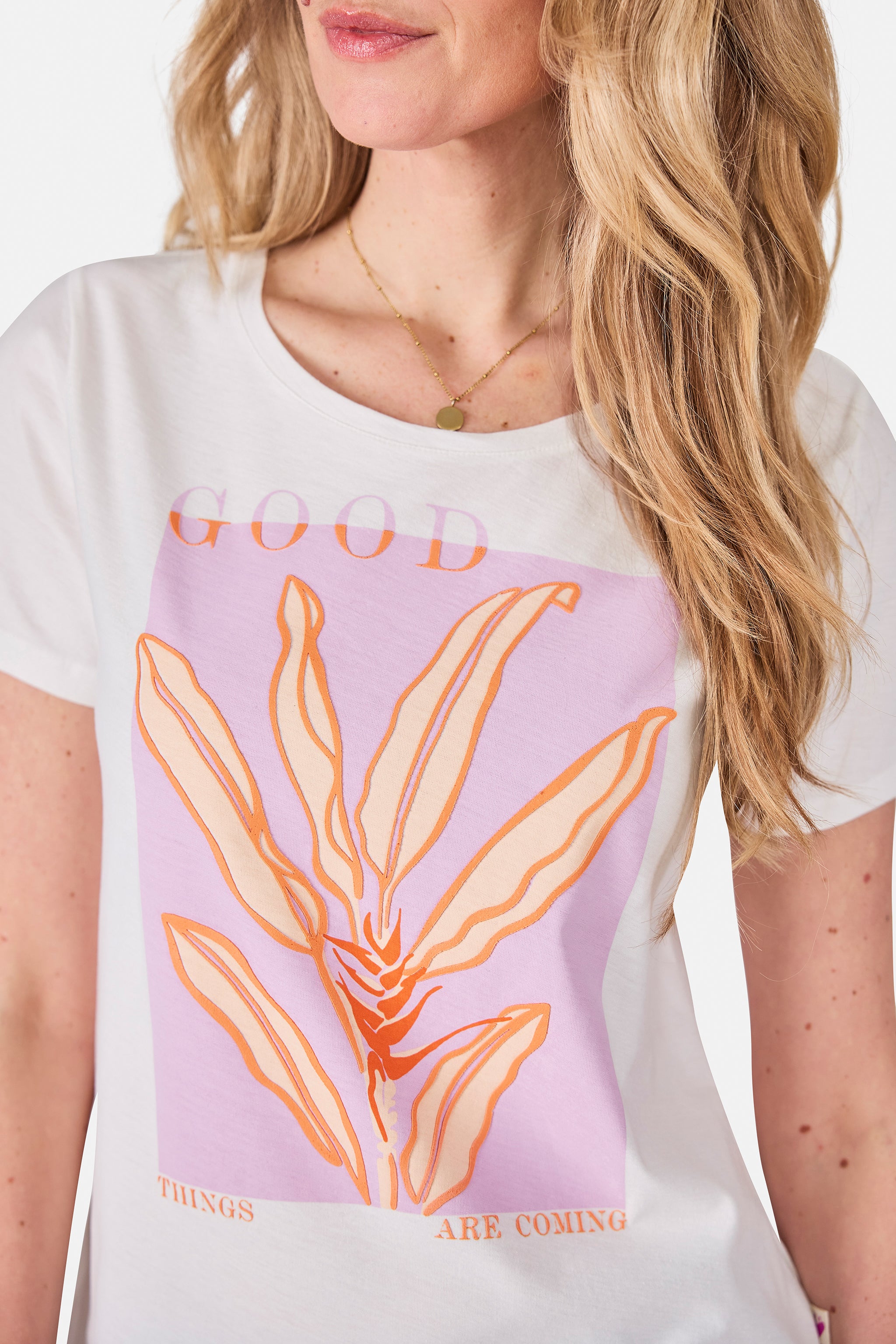T-Shirt "DaliahL" aus Baumwolle
