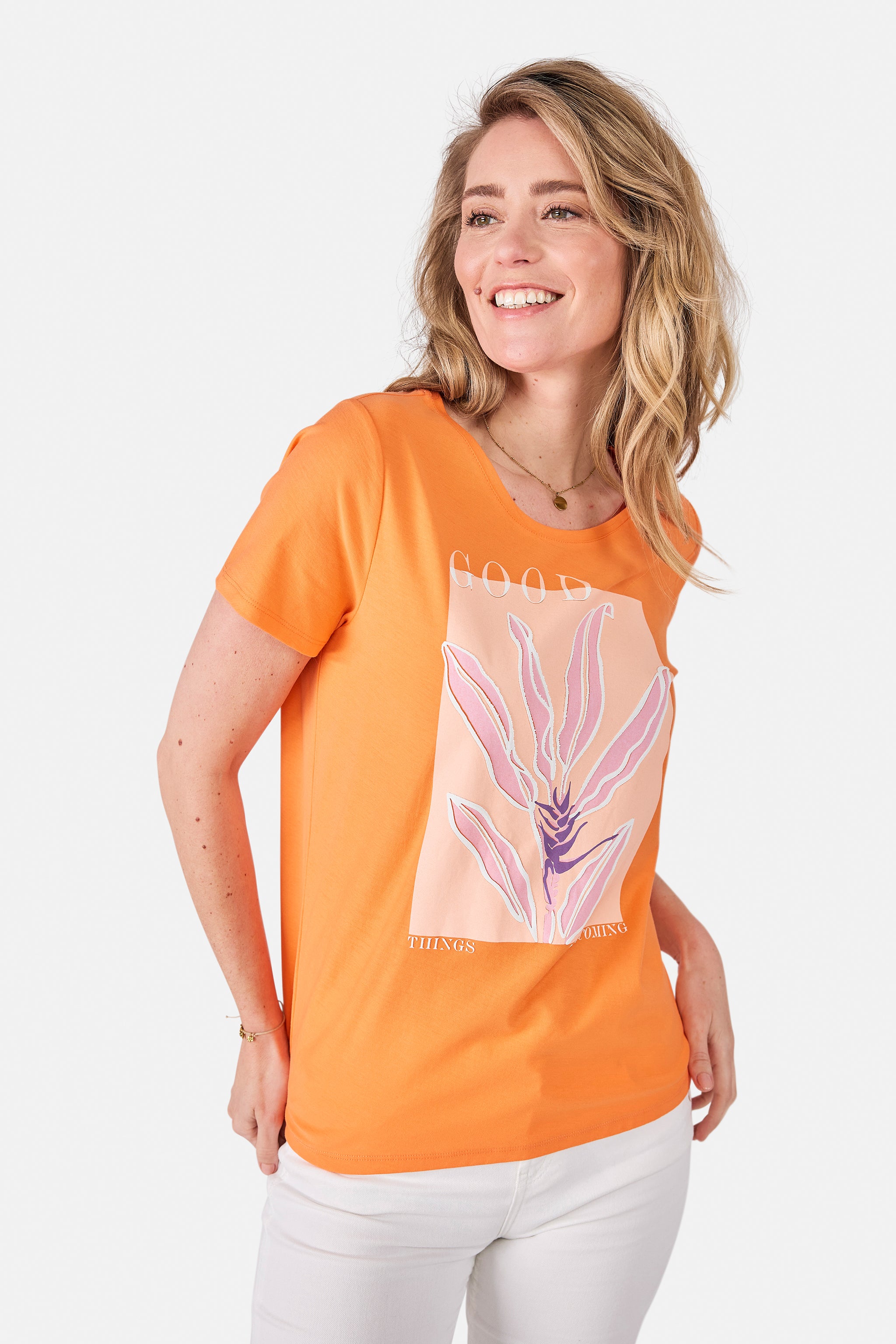 T-Shirt "DaliahL" aus Baumwolle