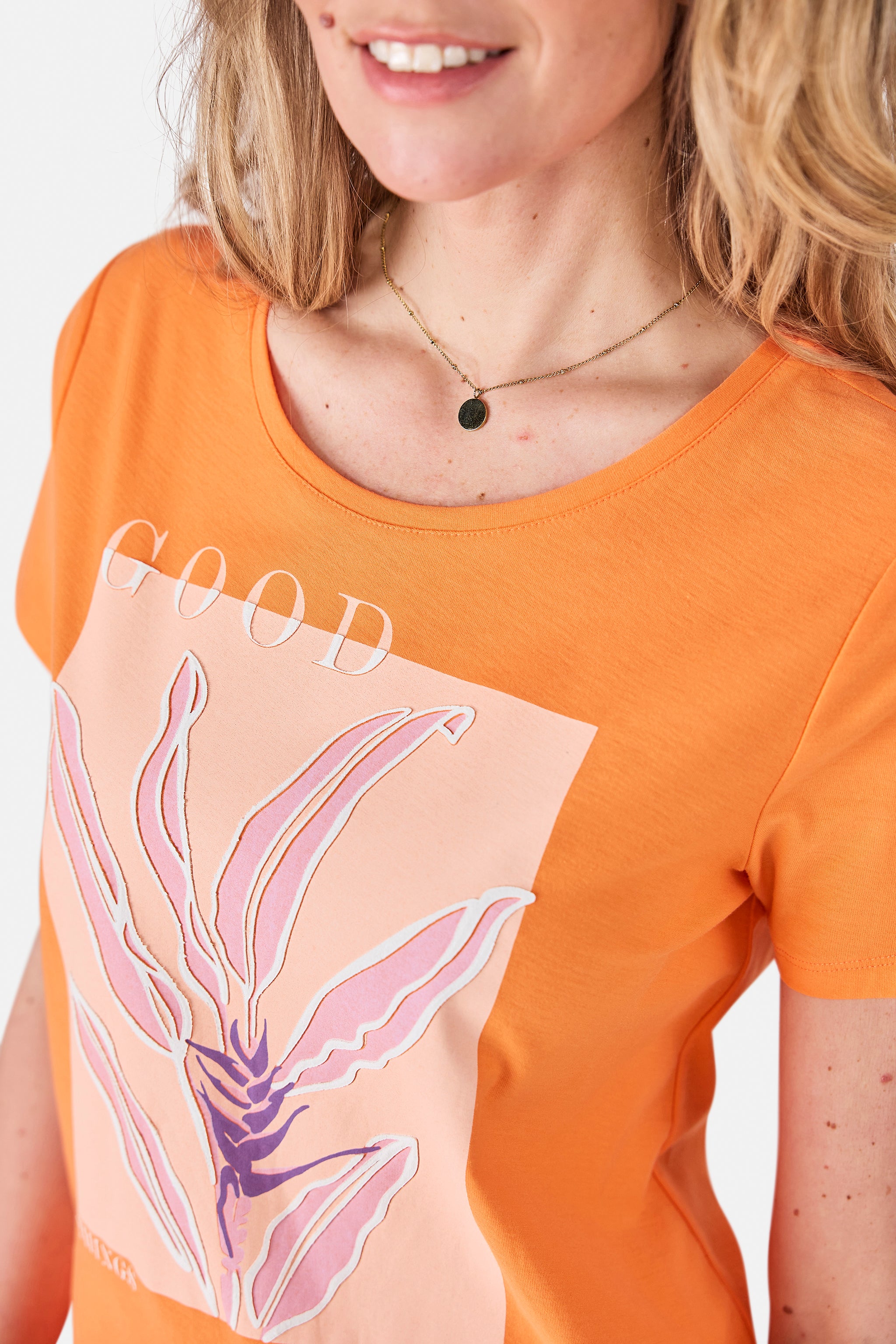 T-Shirt "DaliahL" aus Baumwolle