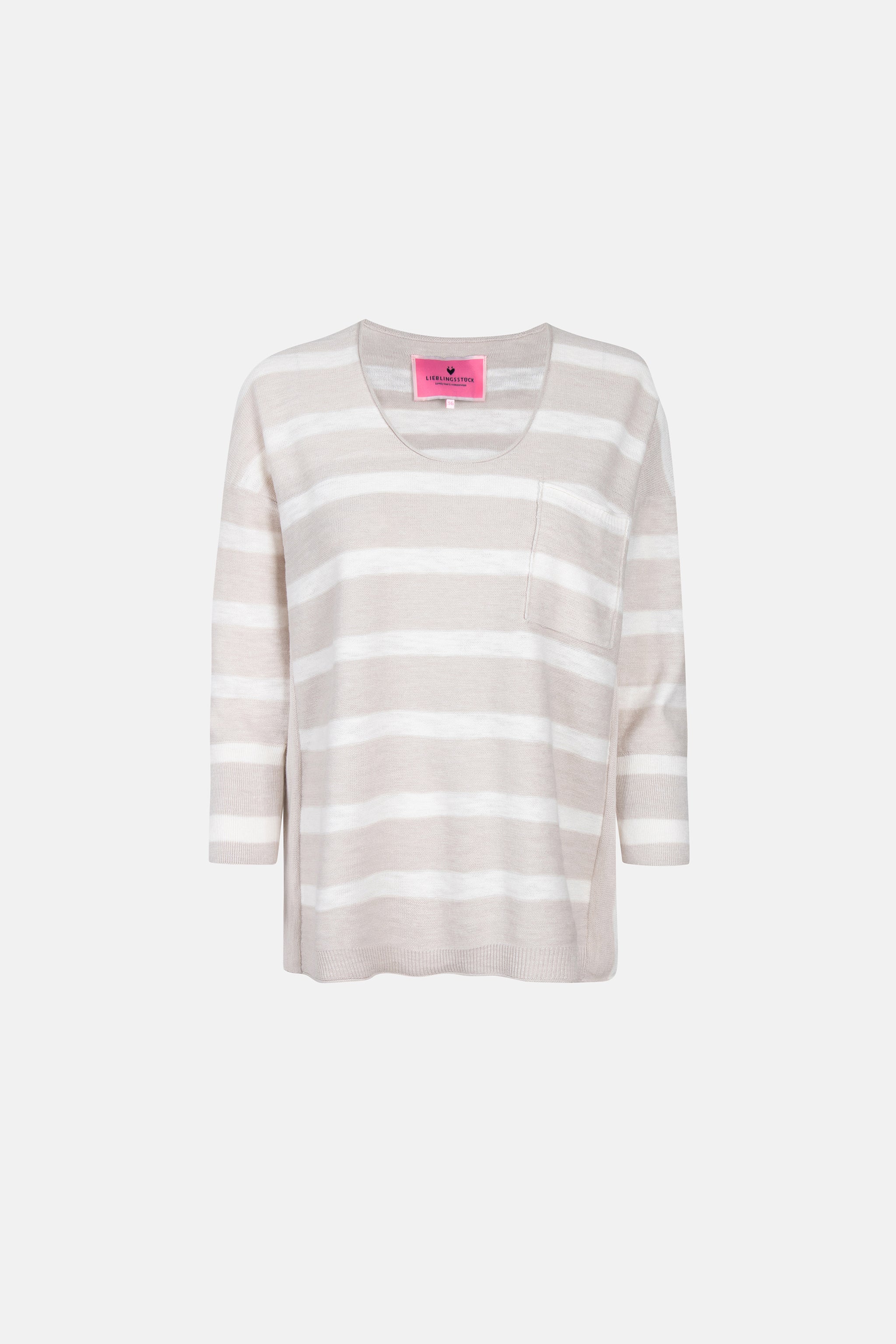 Pullover "TahiaL" mit Leinen