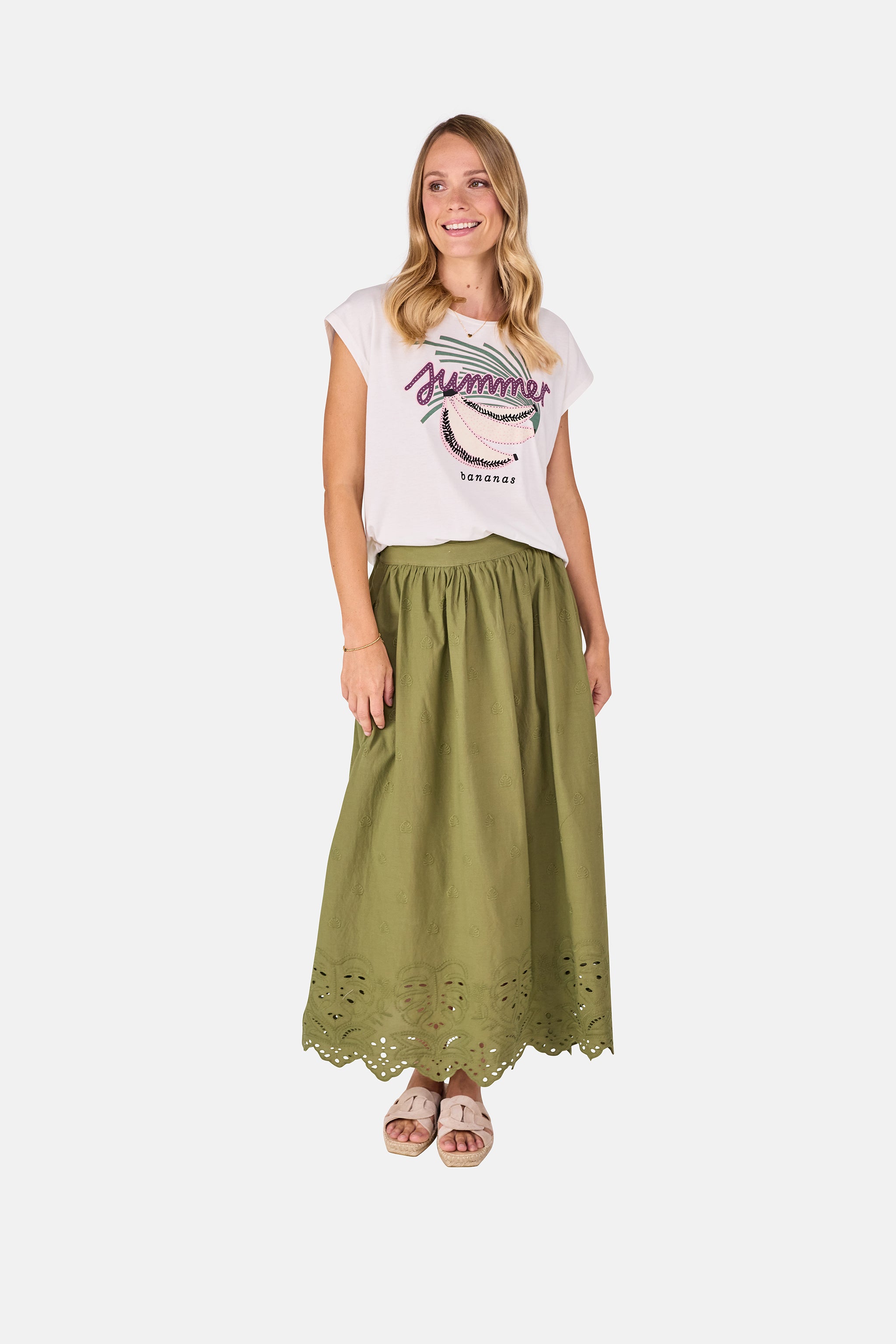 Rock "ElaysaL" aus Baumwolle