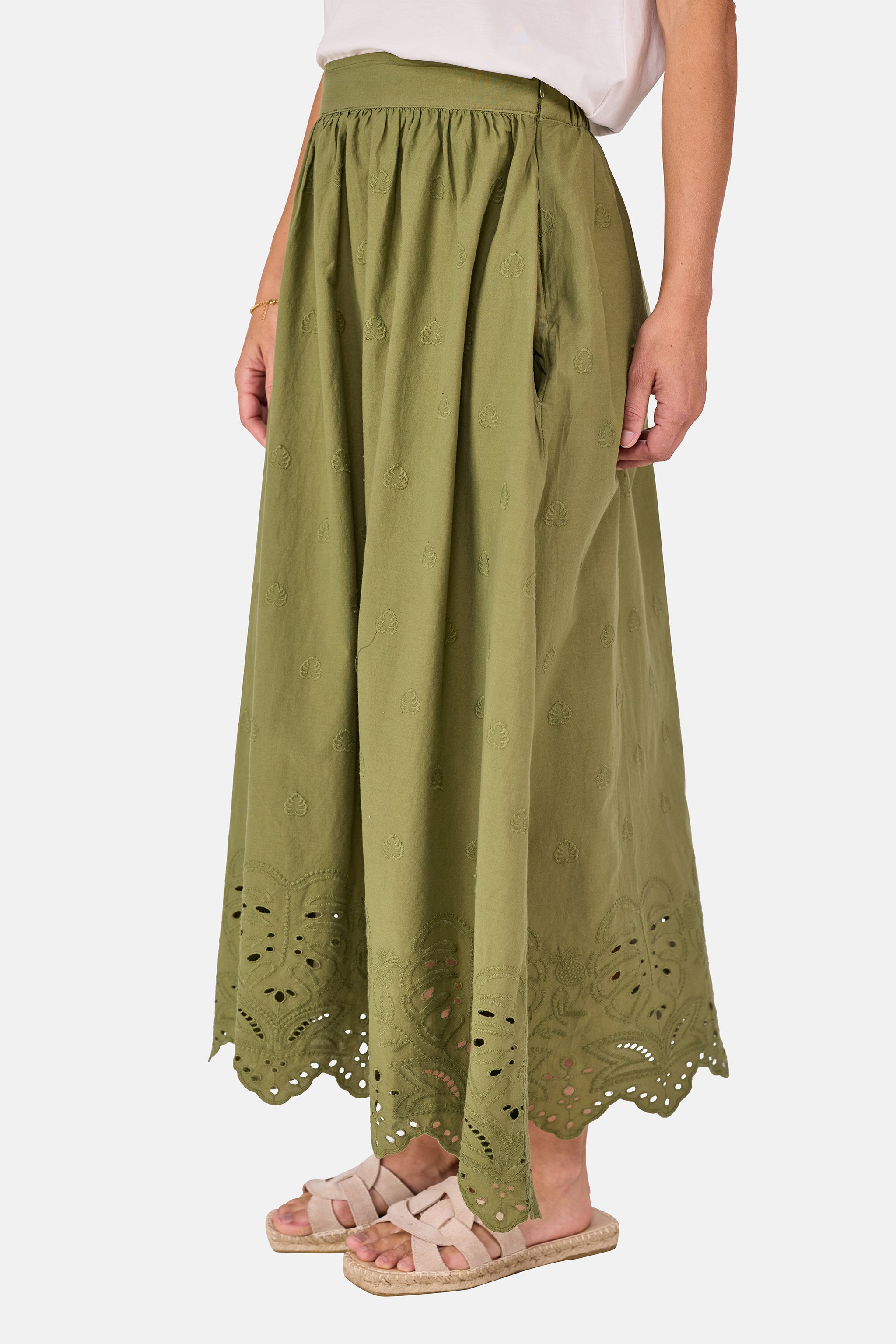 Rock "ElaysaL" aus Baumwolle