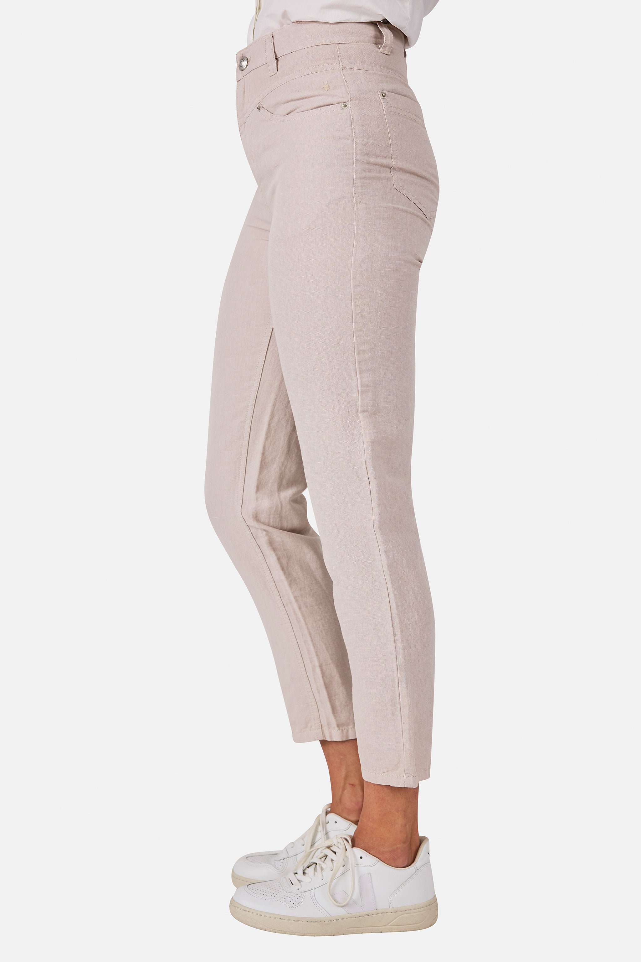 Chino "HoneyHoneyH" aus Leinenmix