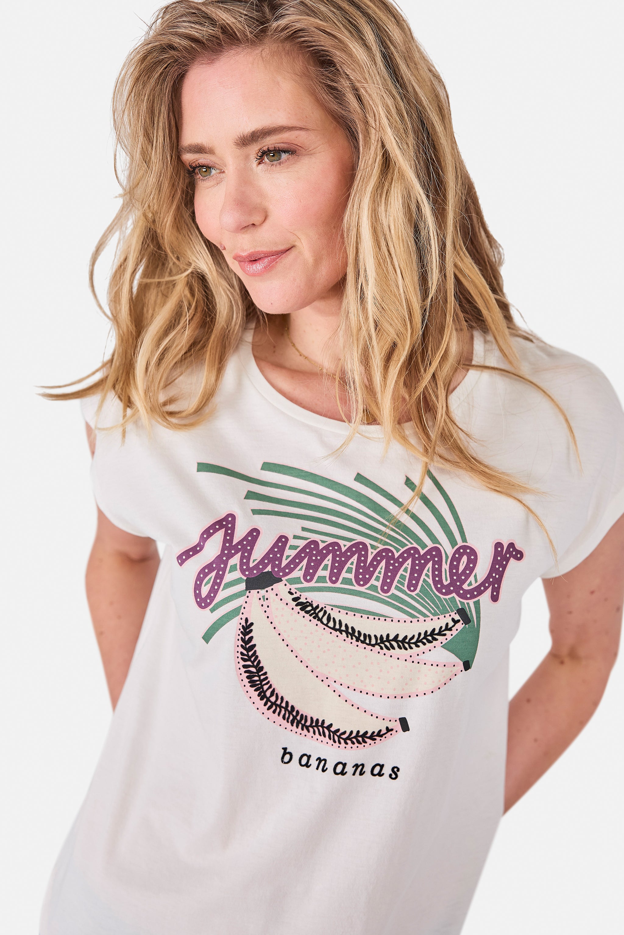 T-Shirt "CathalinL" aus Baumwolle