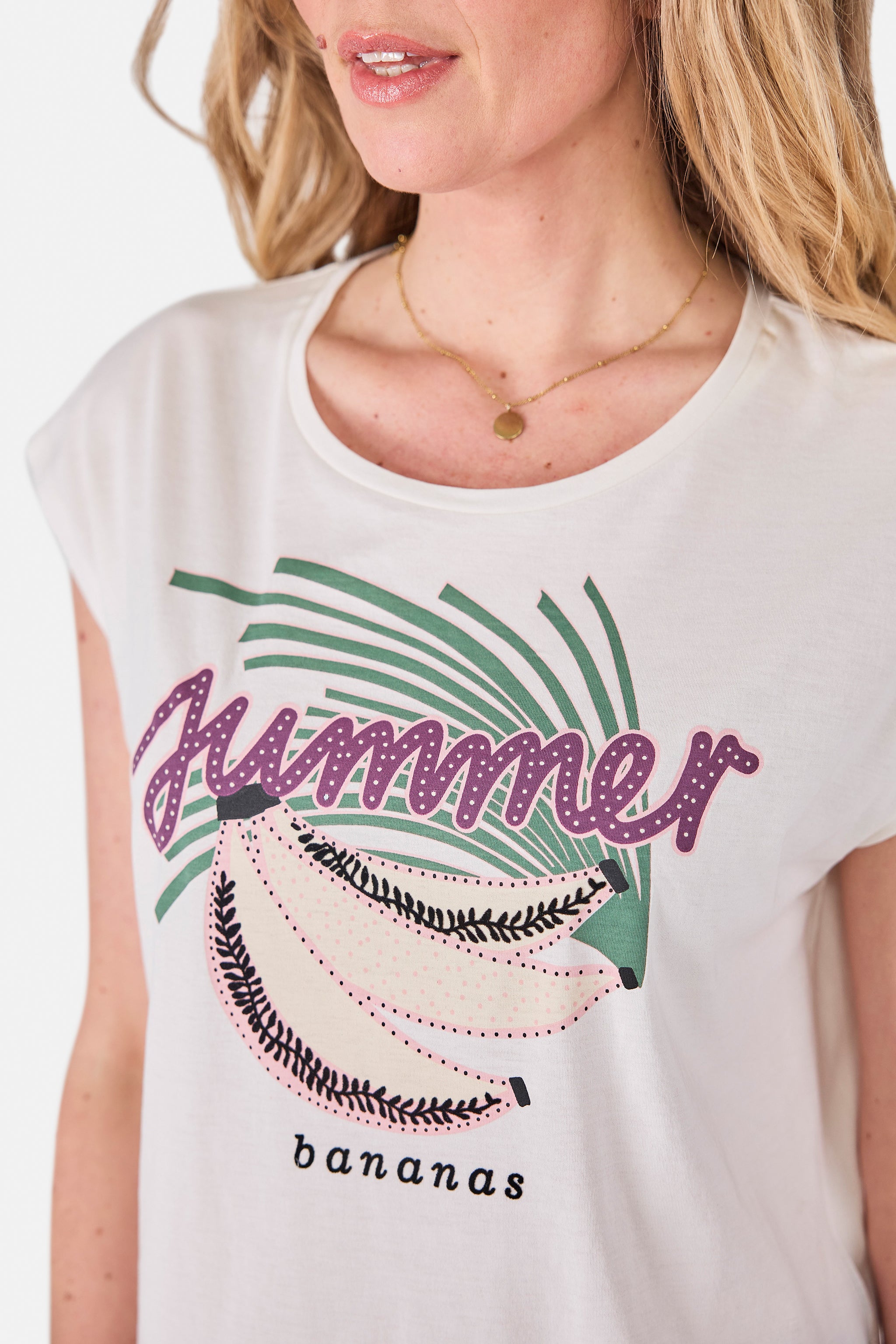 T-Shirt "CathalinL" aus Baumwolle