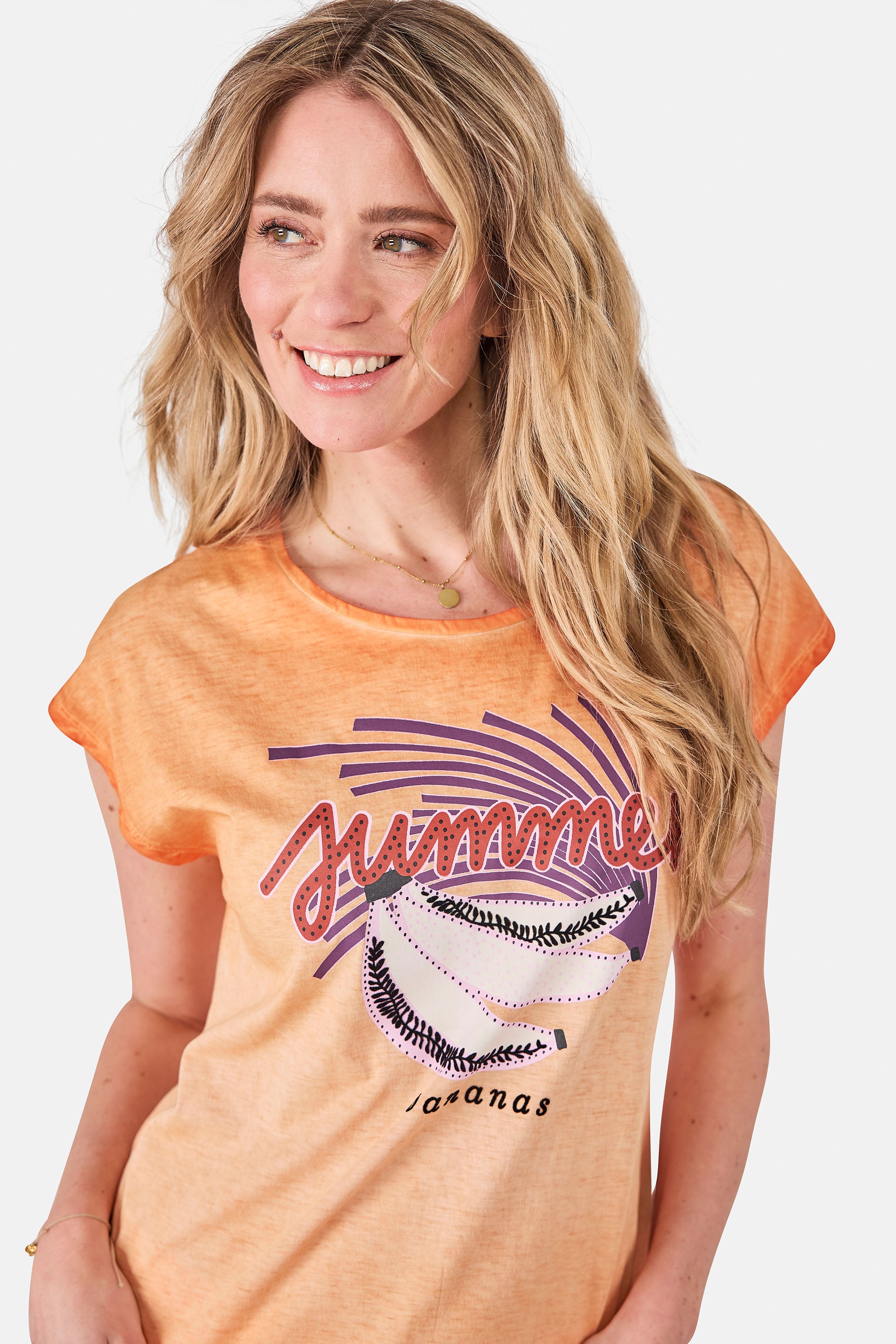 T-Shirt "CathalinL" aus Baumwolle