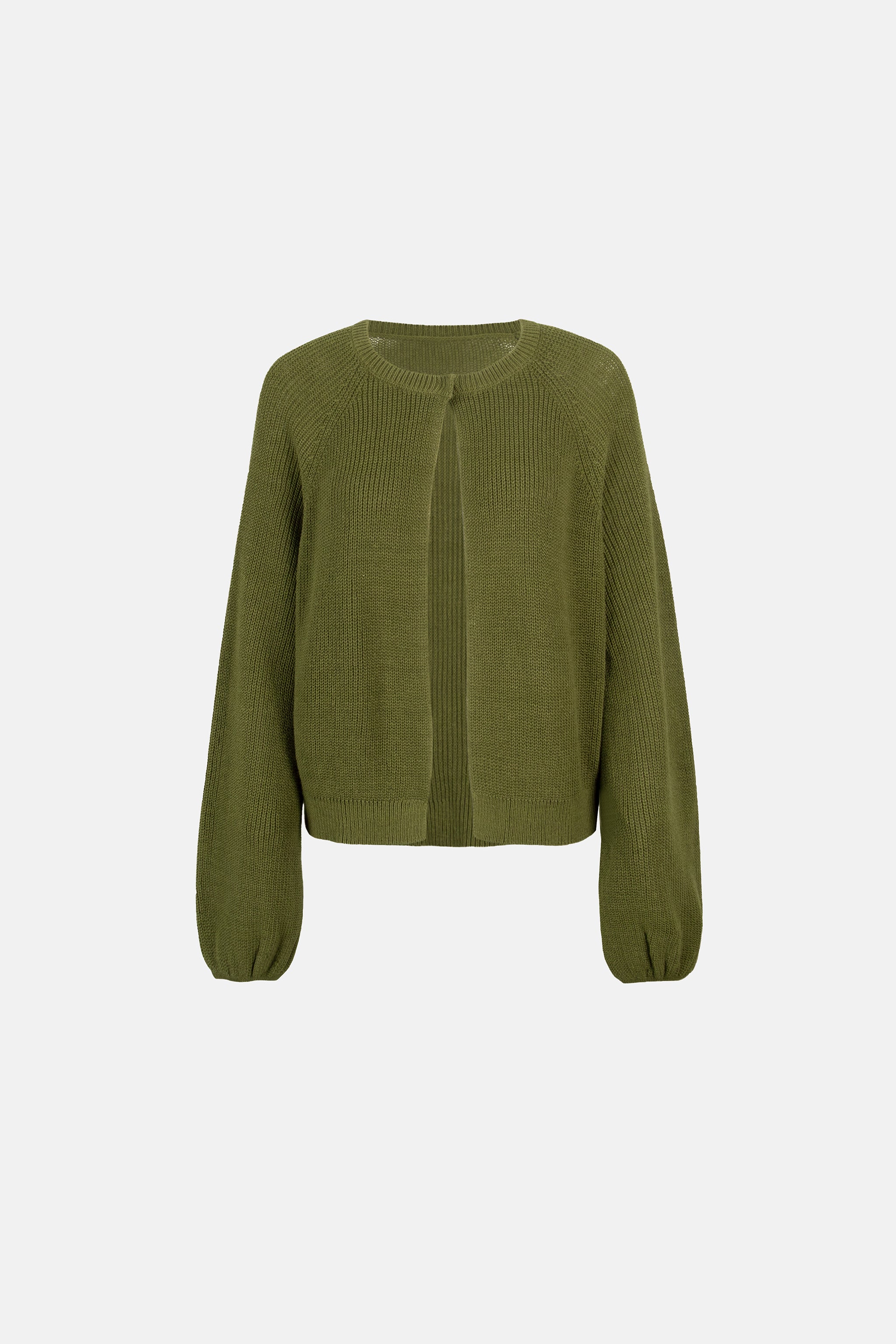 Strickjacke "LayaL" mit Leinen