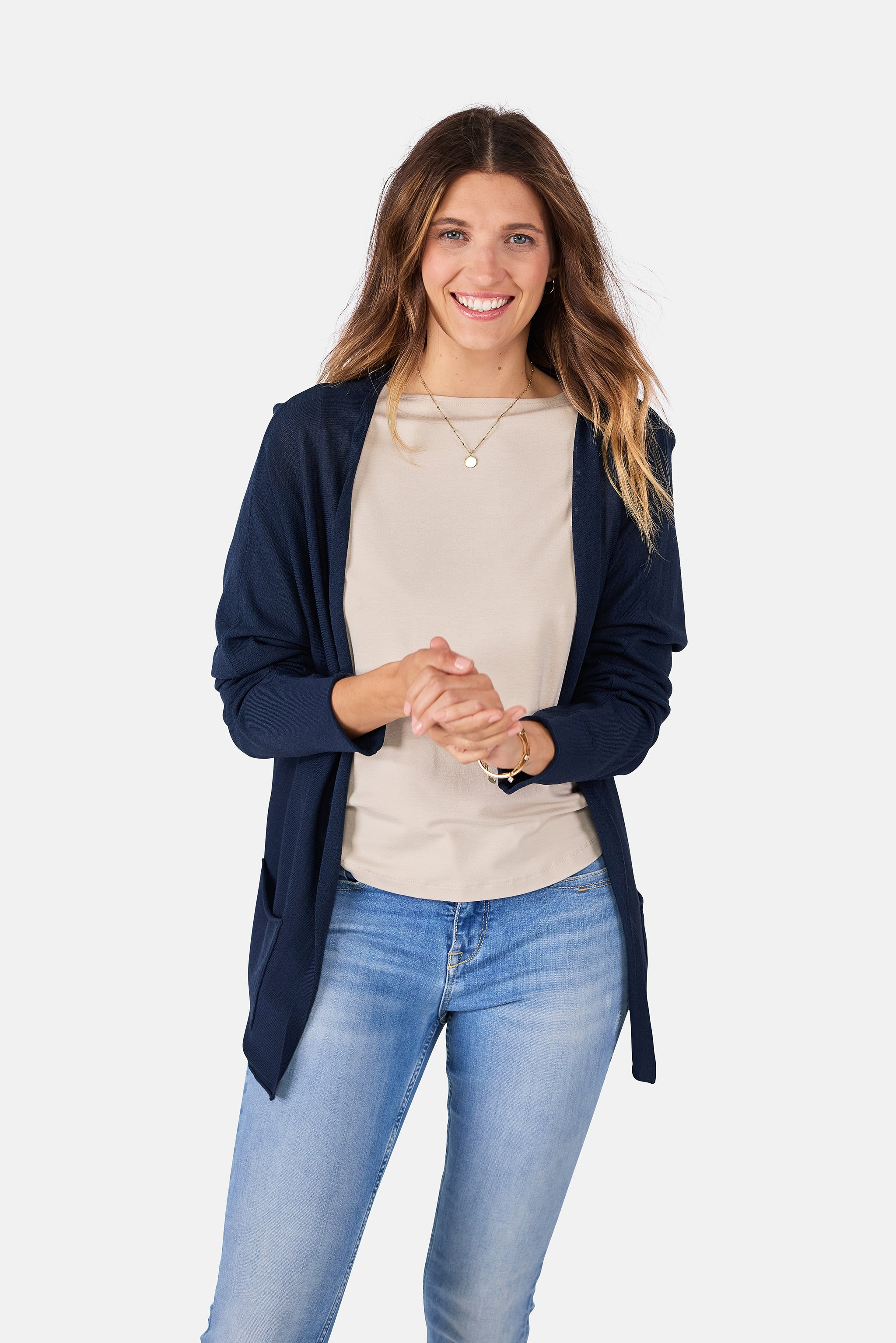 Strickjacke "LimaL" aus Viskosemix