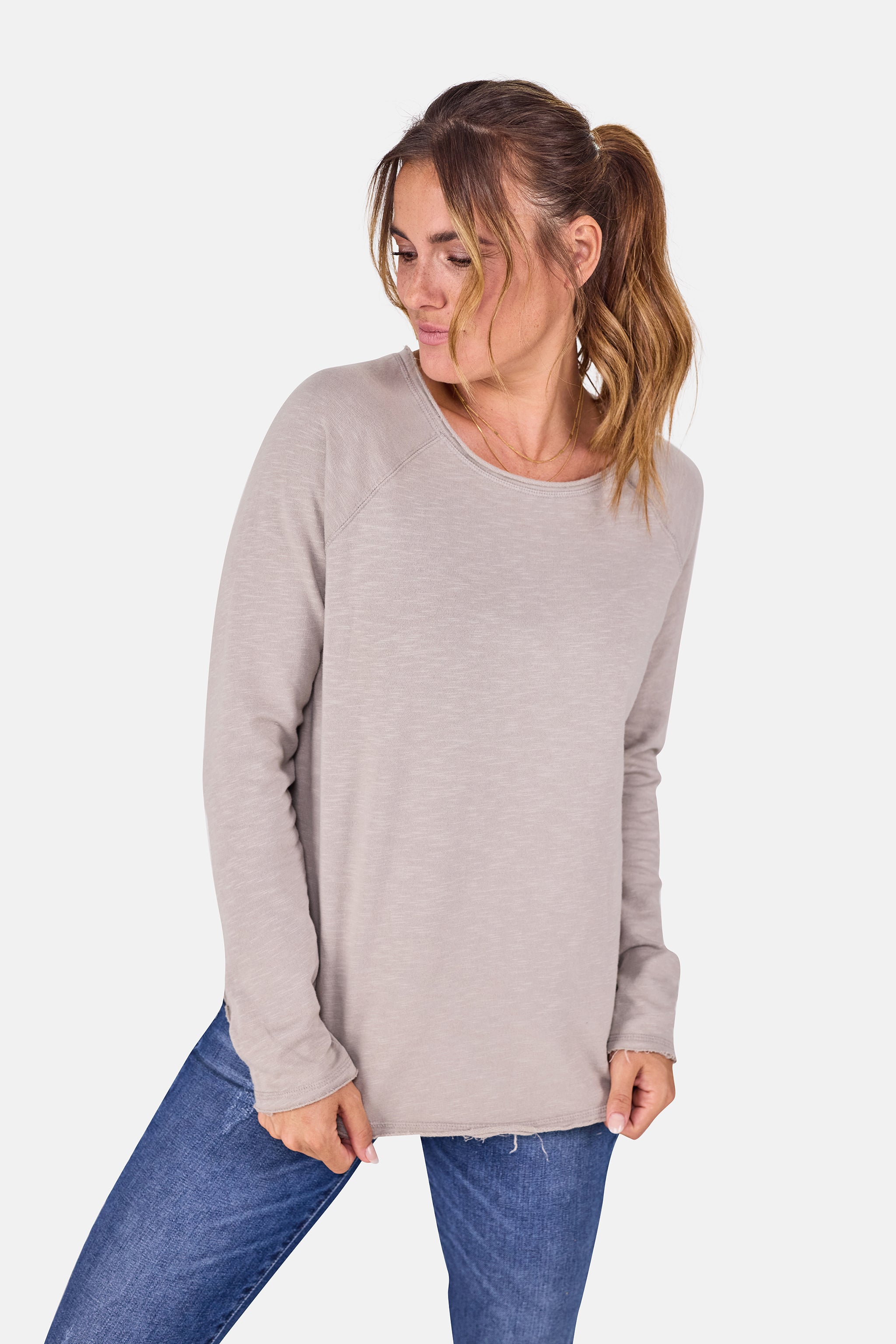 Sweatshirt "CathrinaEP" aus Baumwolle