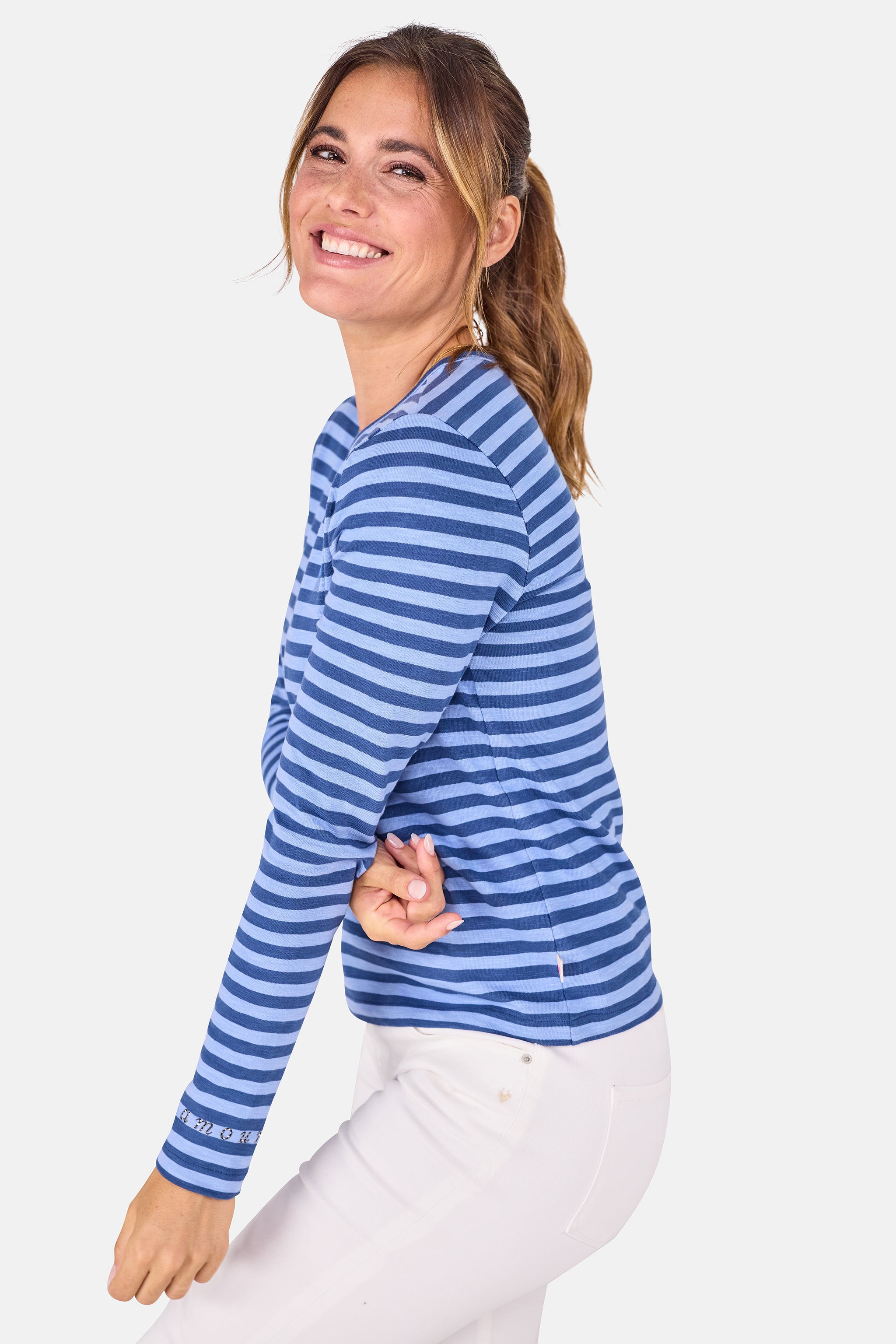 Sweatshirt "CalistaL" aus Baumwolle