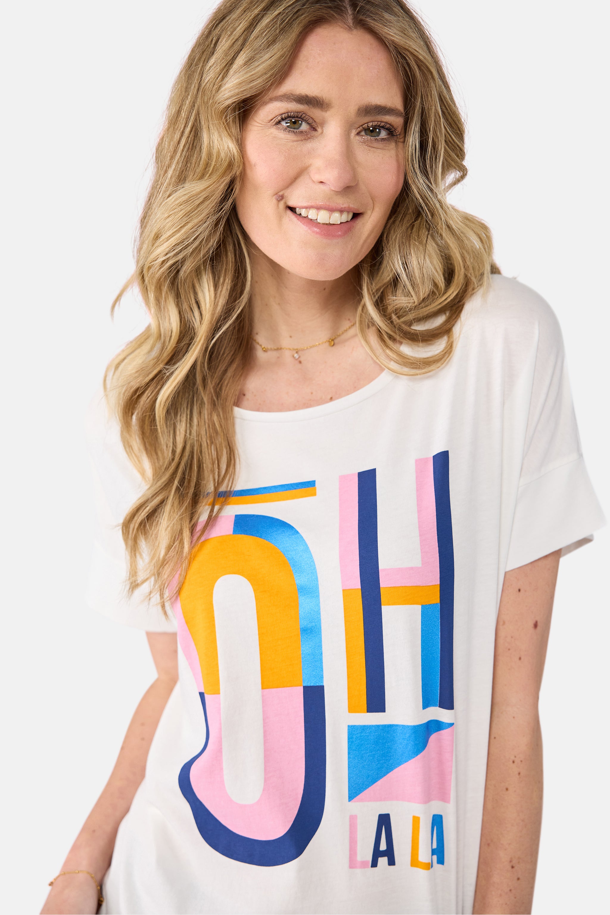 T-Shirt "CalaL" aus Baumwolle