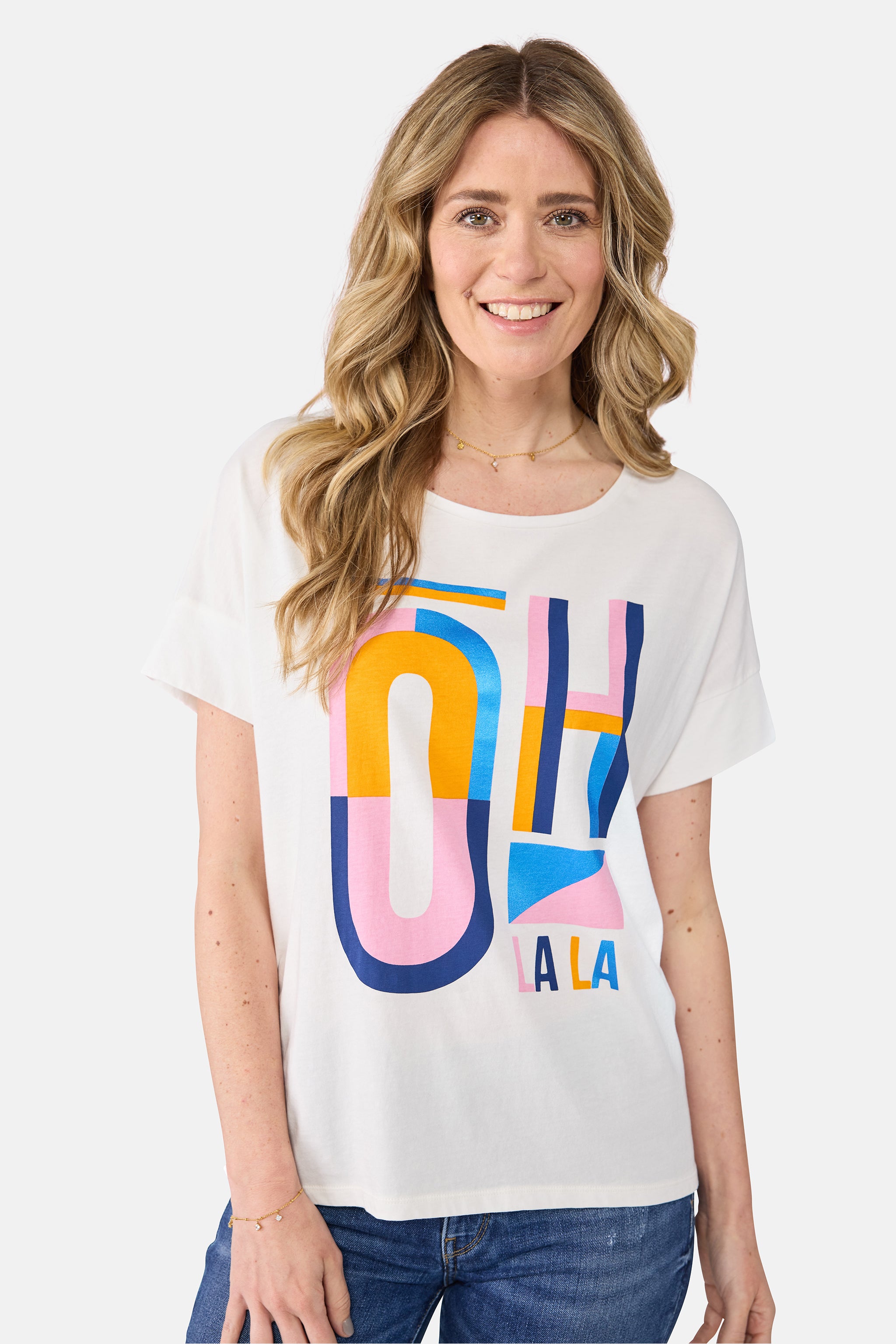 T-Shirt "CalaL" aus Baumwolle