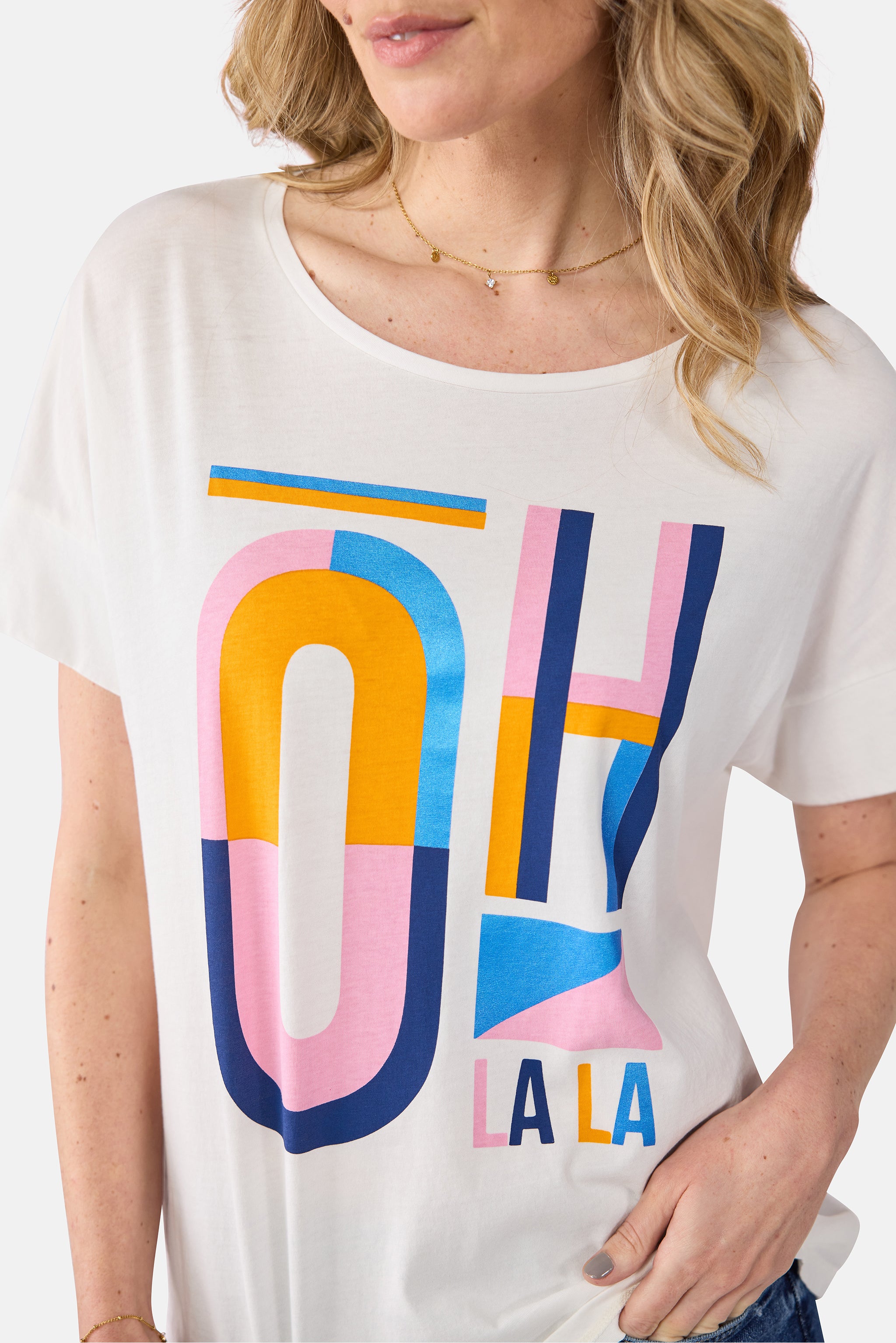 T-Shirt "CalaL" aus Baumwolle