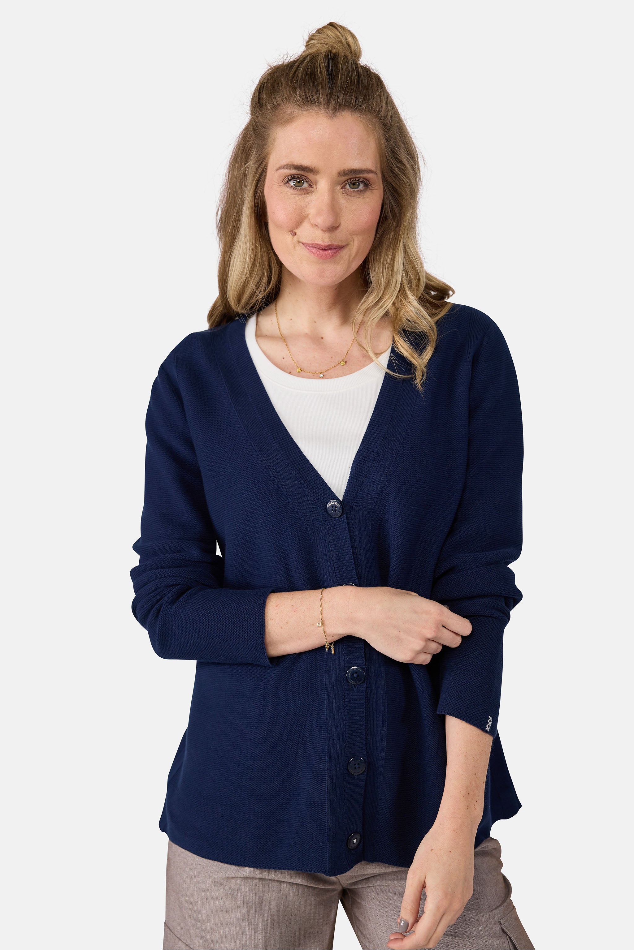 Strickjacke "BibiEP" aus Baumwolle