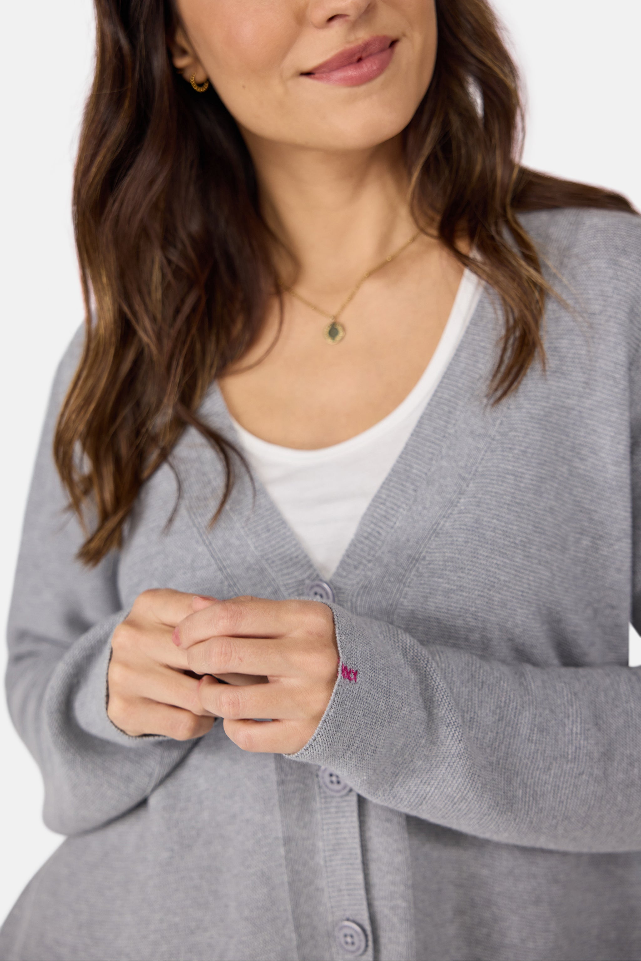 Strickjacke "BibiEP" aus Baumwolle