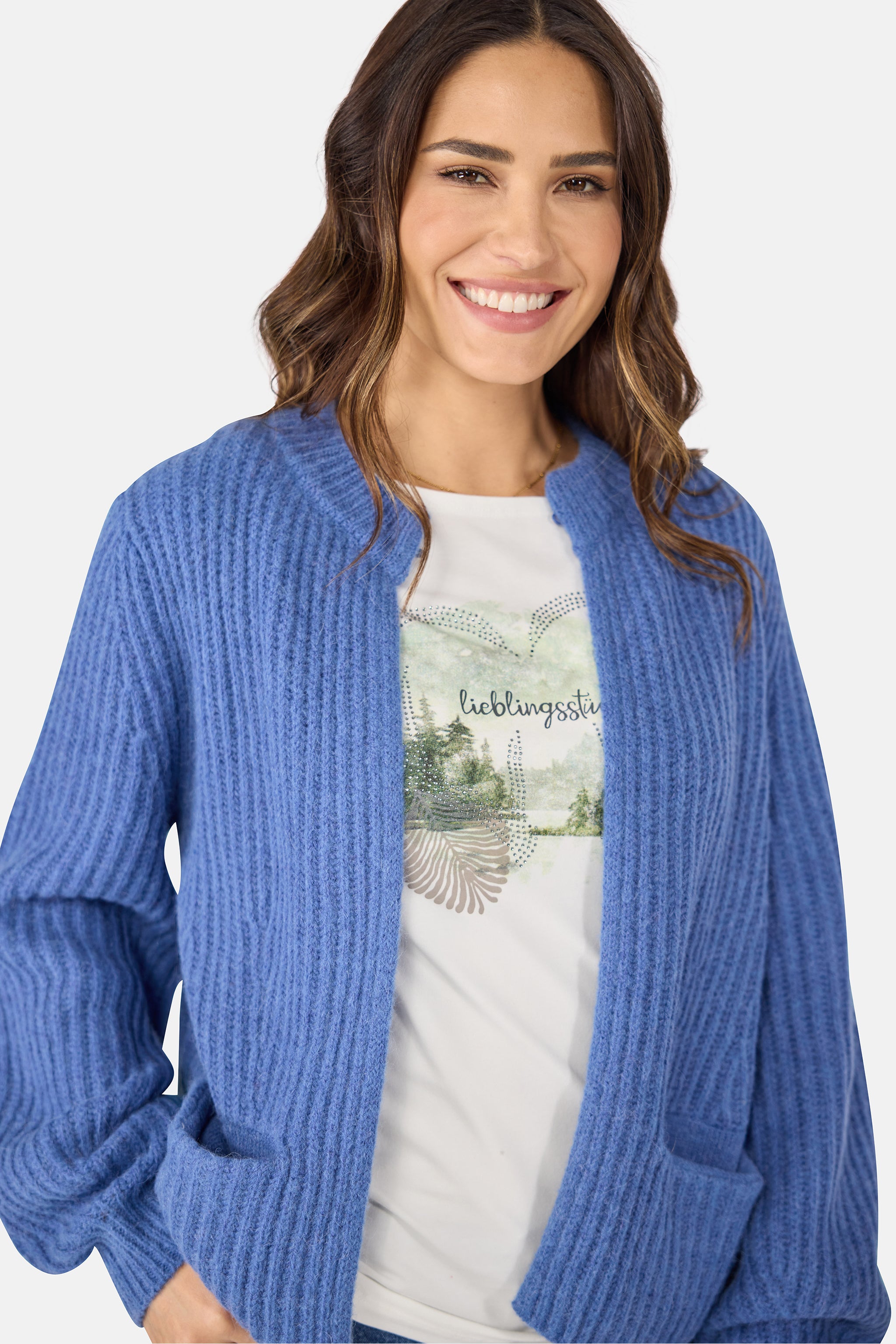 Strickjacke "AchikaL" mit Alpaka