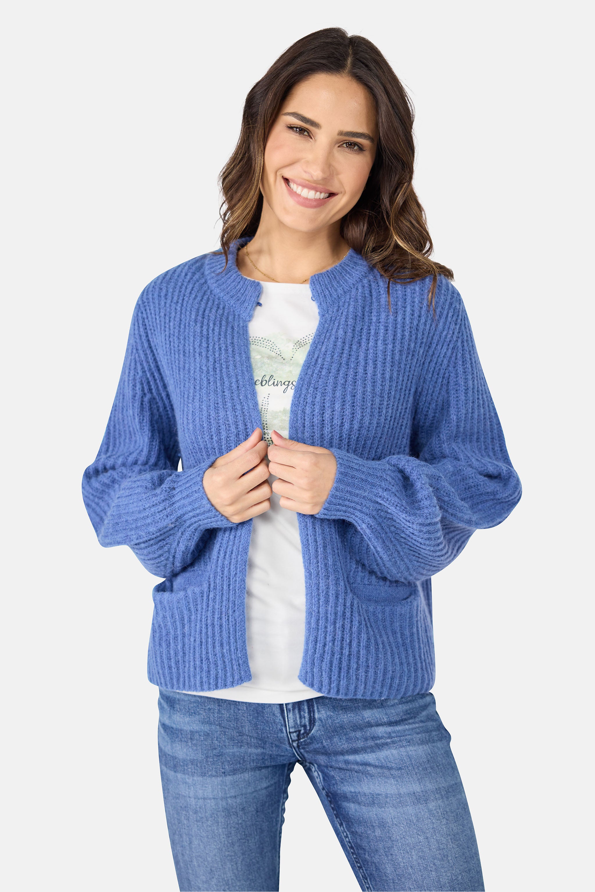 Strickjacke "AchikaL" mit Alpaka