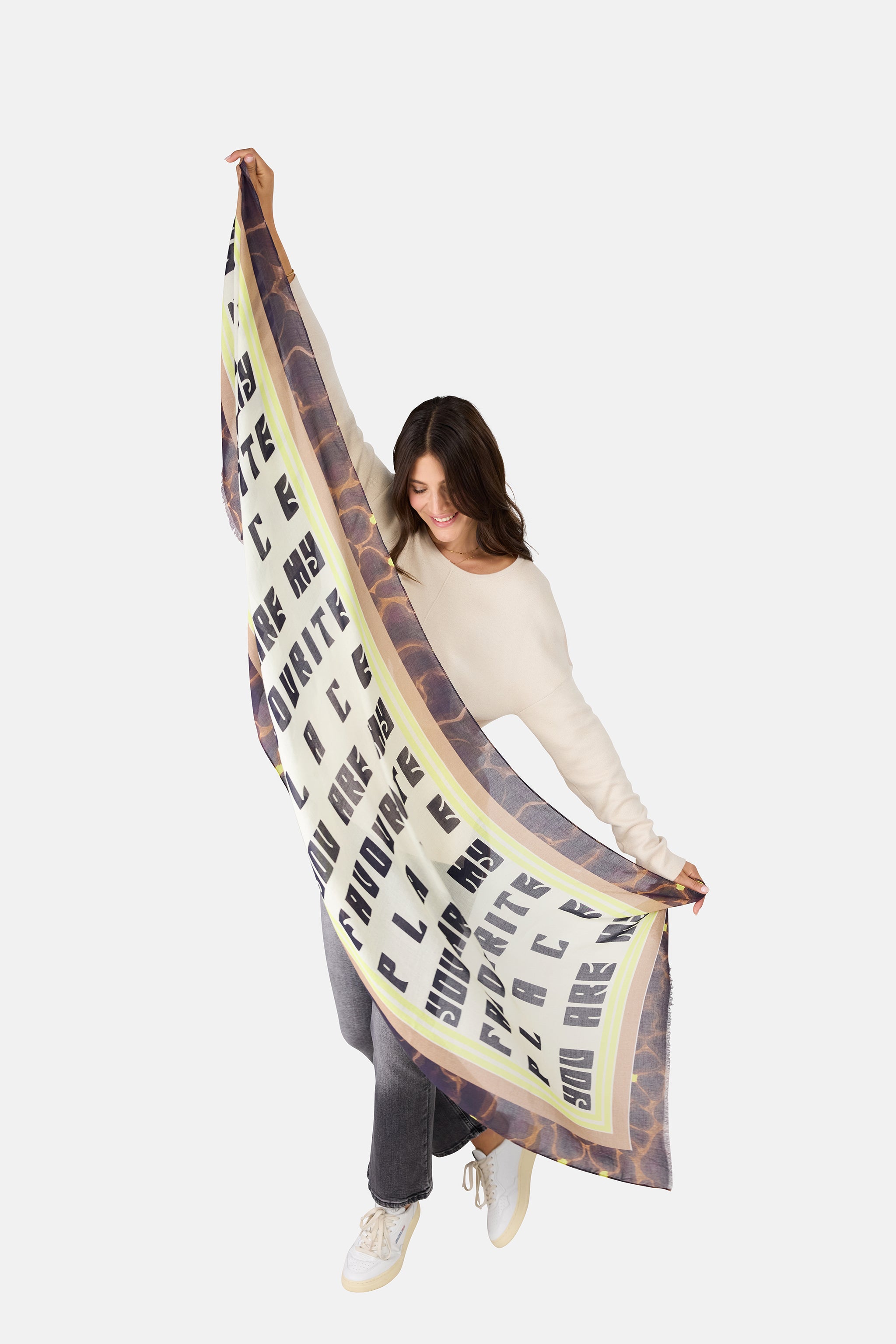 Schal "MadiL" aus Baumwolle