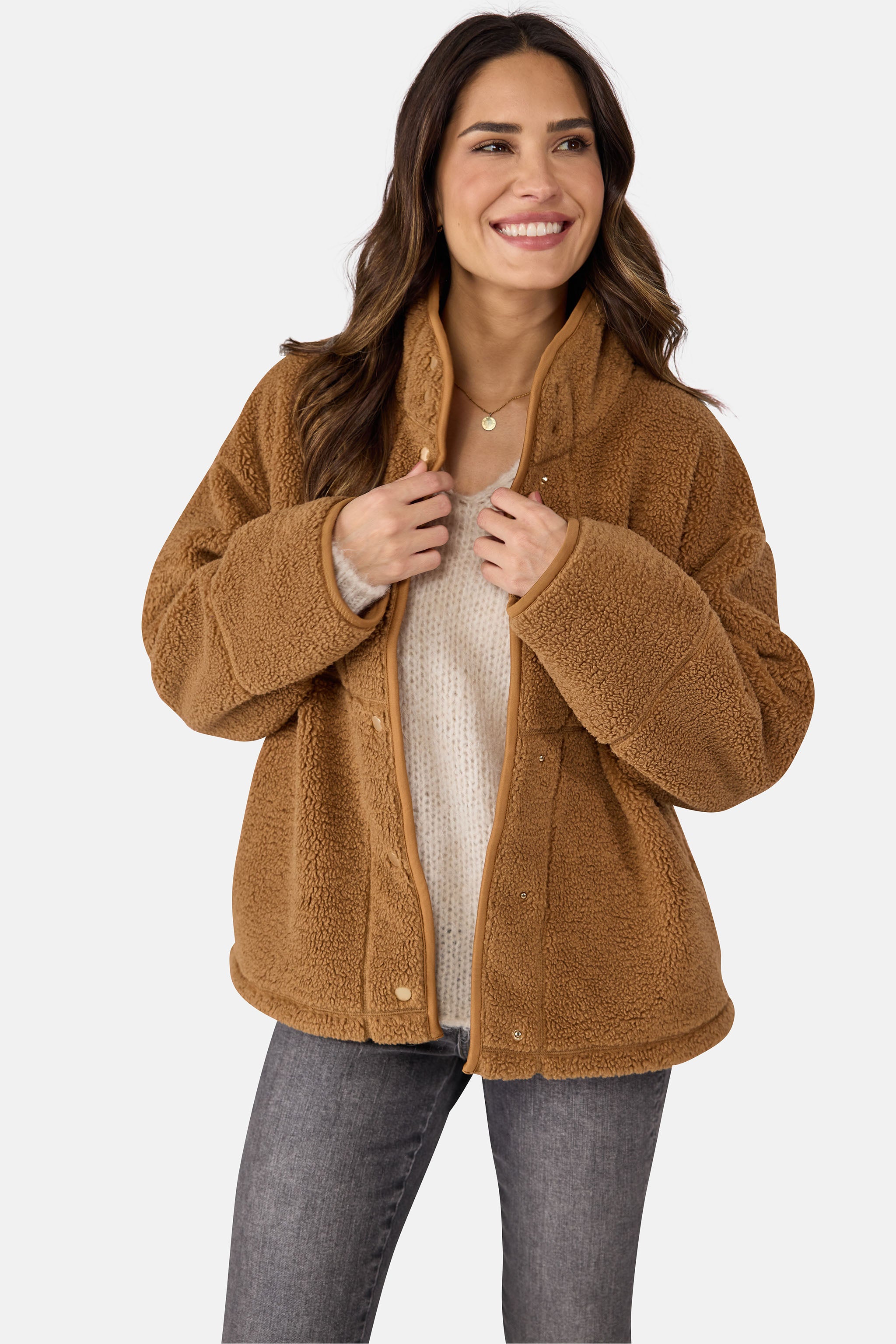 Mantel "IlonaL" mit Stehkragen