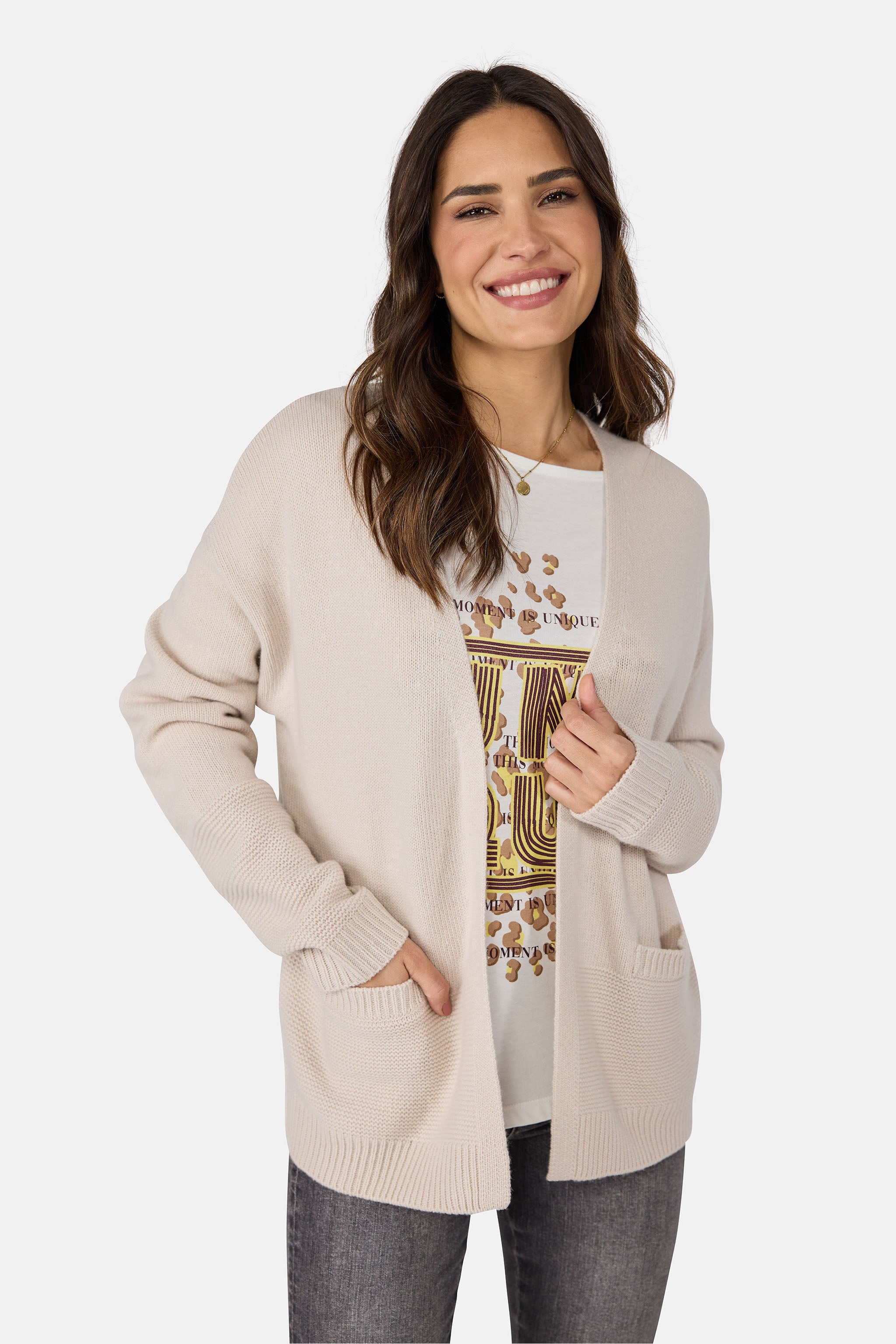 Strickjacke "TamilaL" aus Wolle