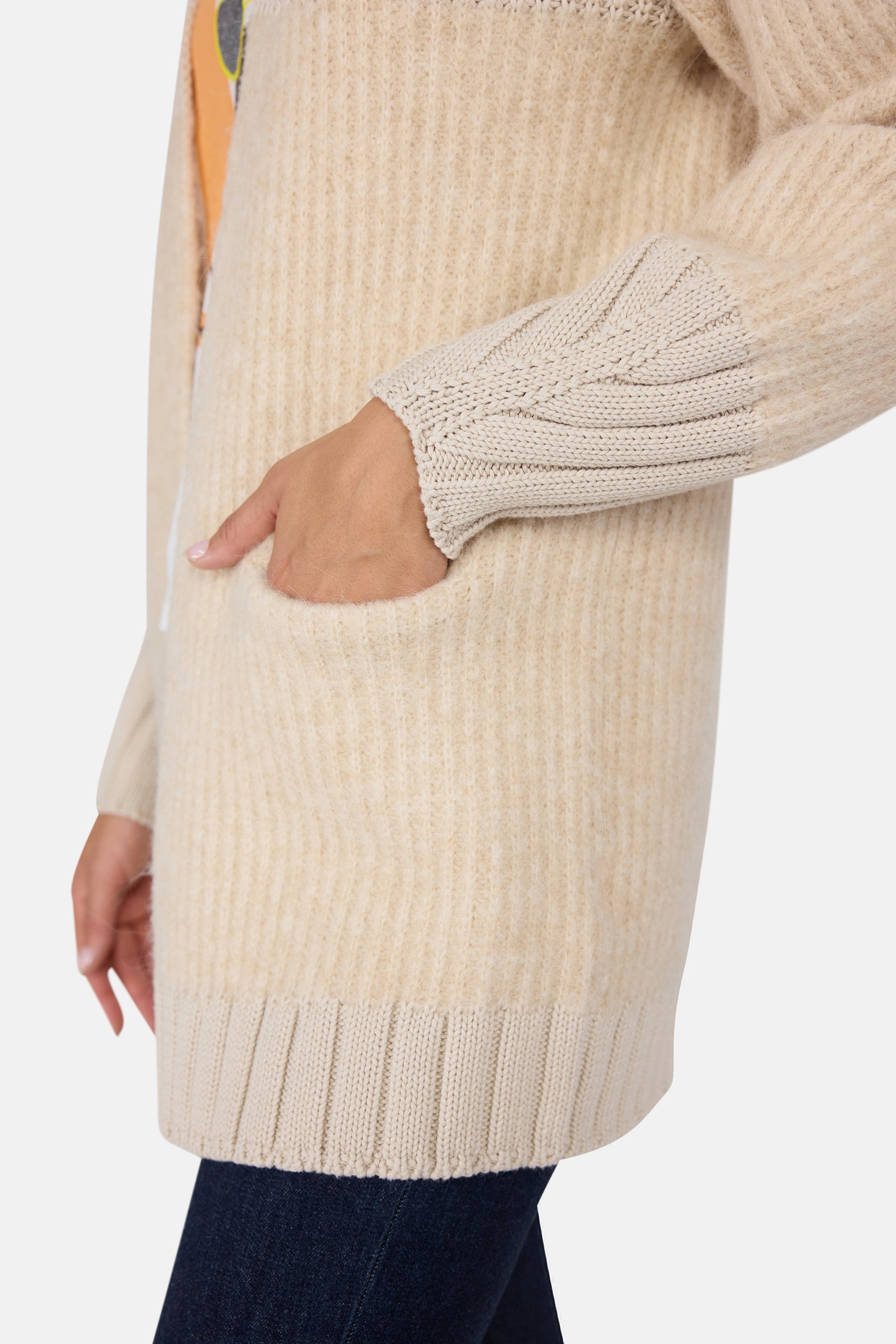 Strickjacke "TilliL" aus Baumwolle