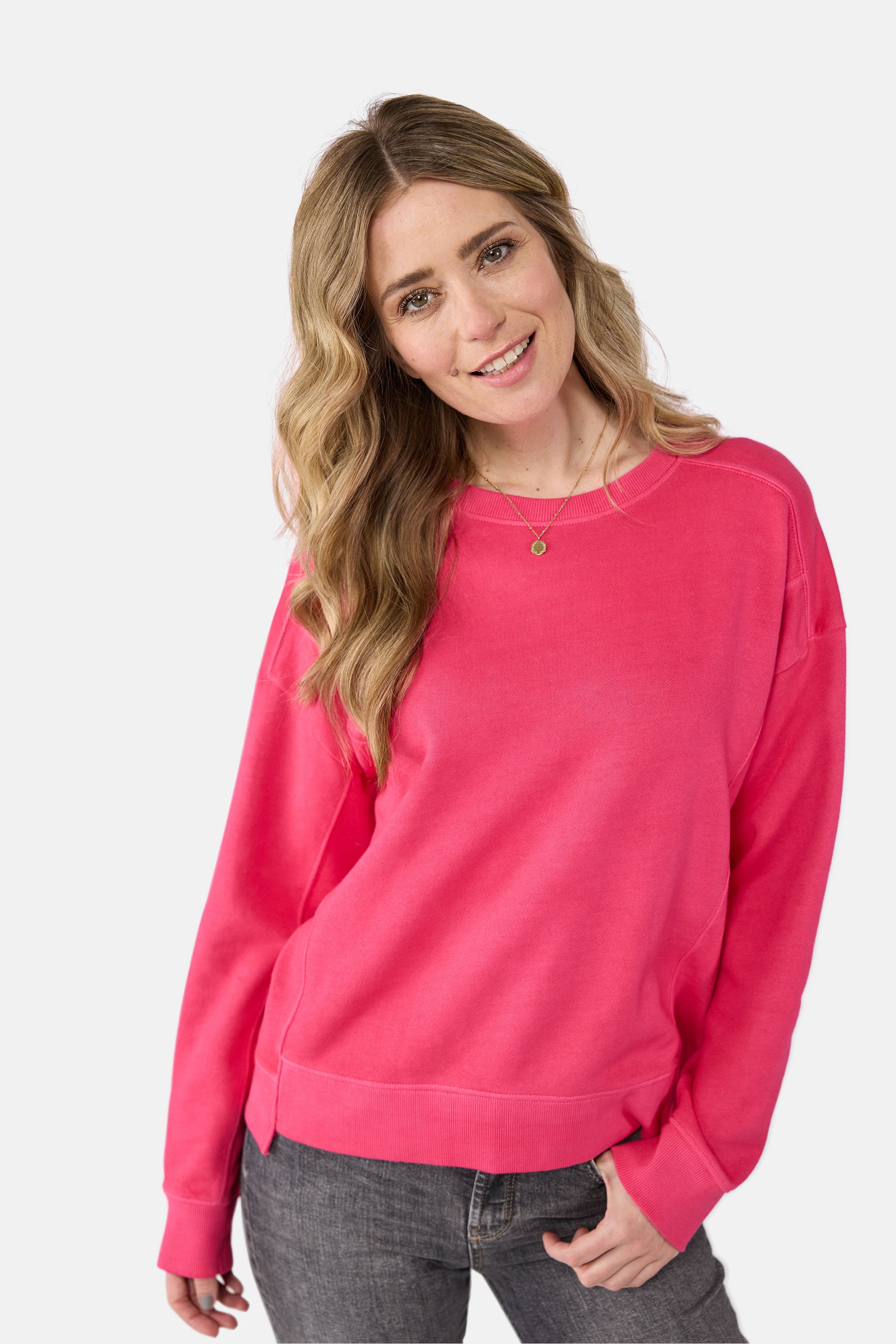 Sweatshirt "CaleriaL" aus Baumwolle