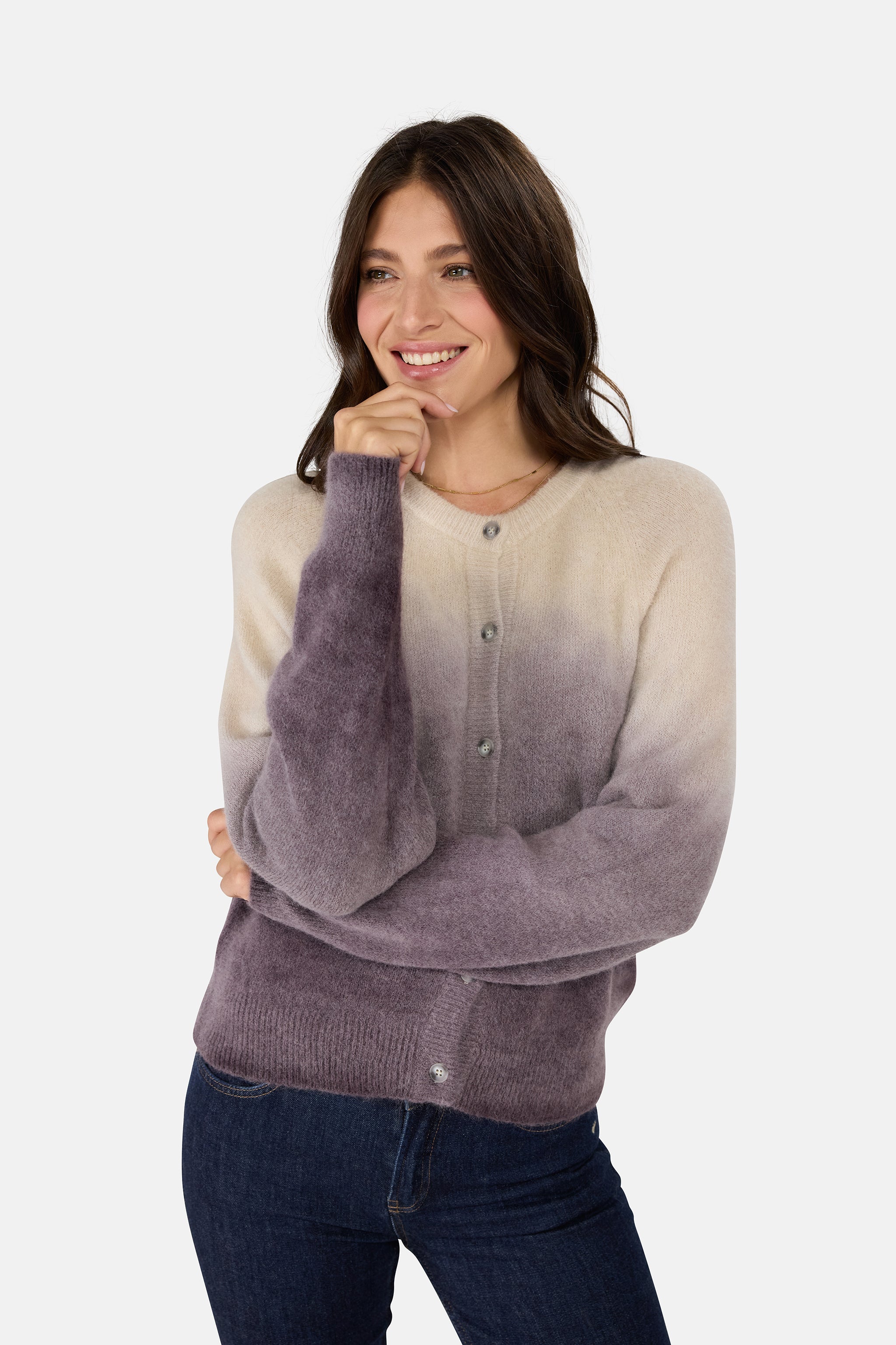 Strickjacke "AmereL" mit Alpaka