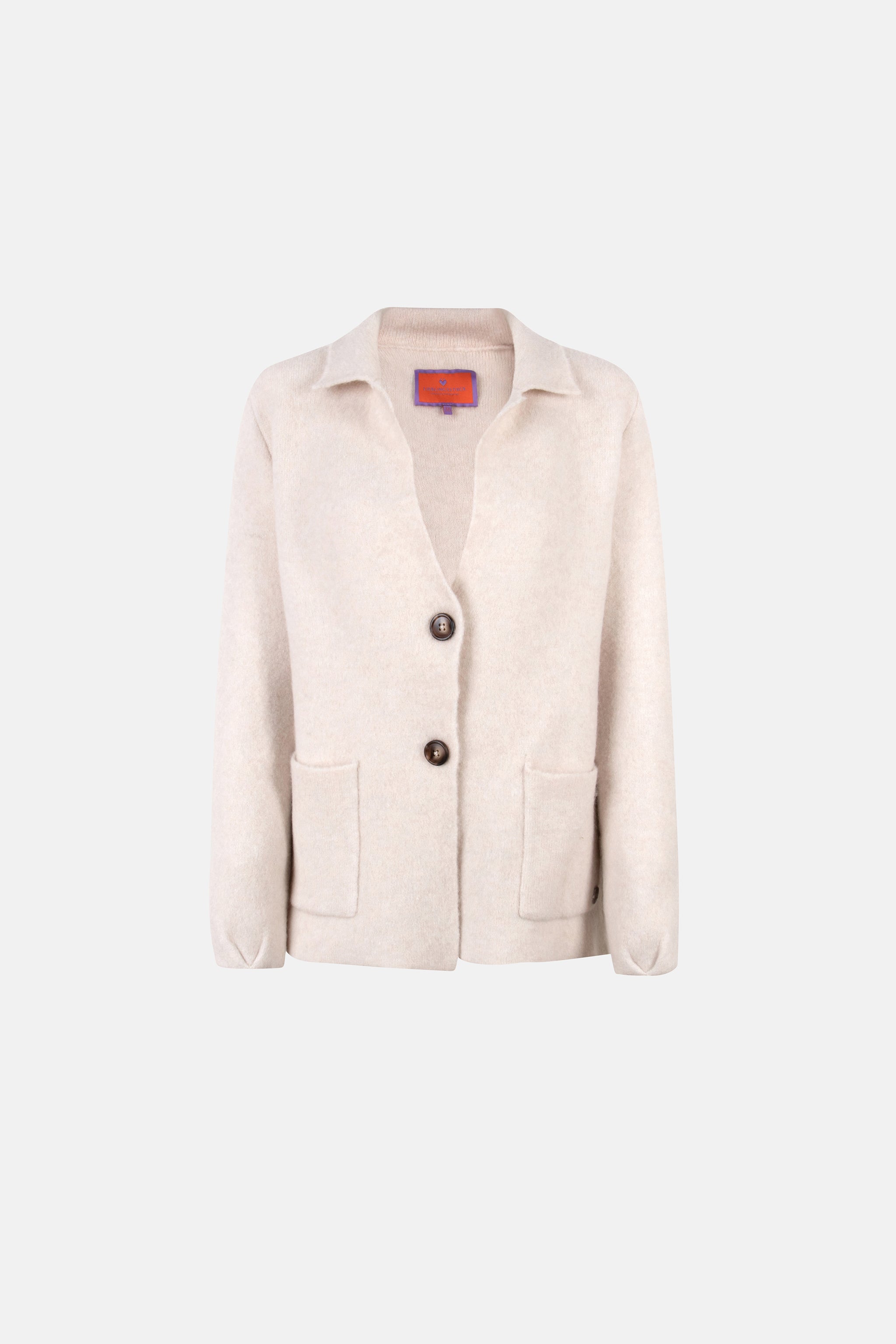 Strickjacke "LisabethL" mit Alpaka