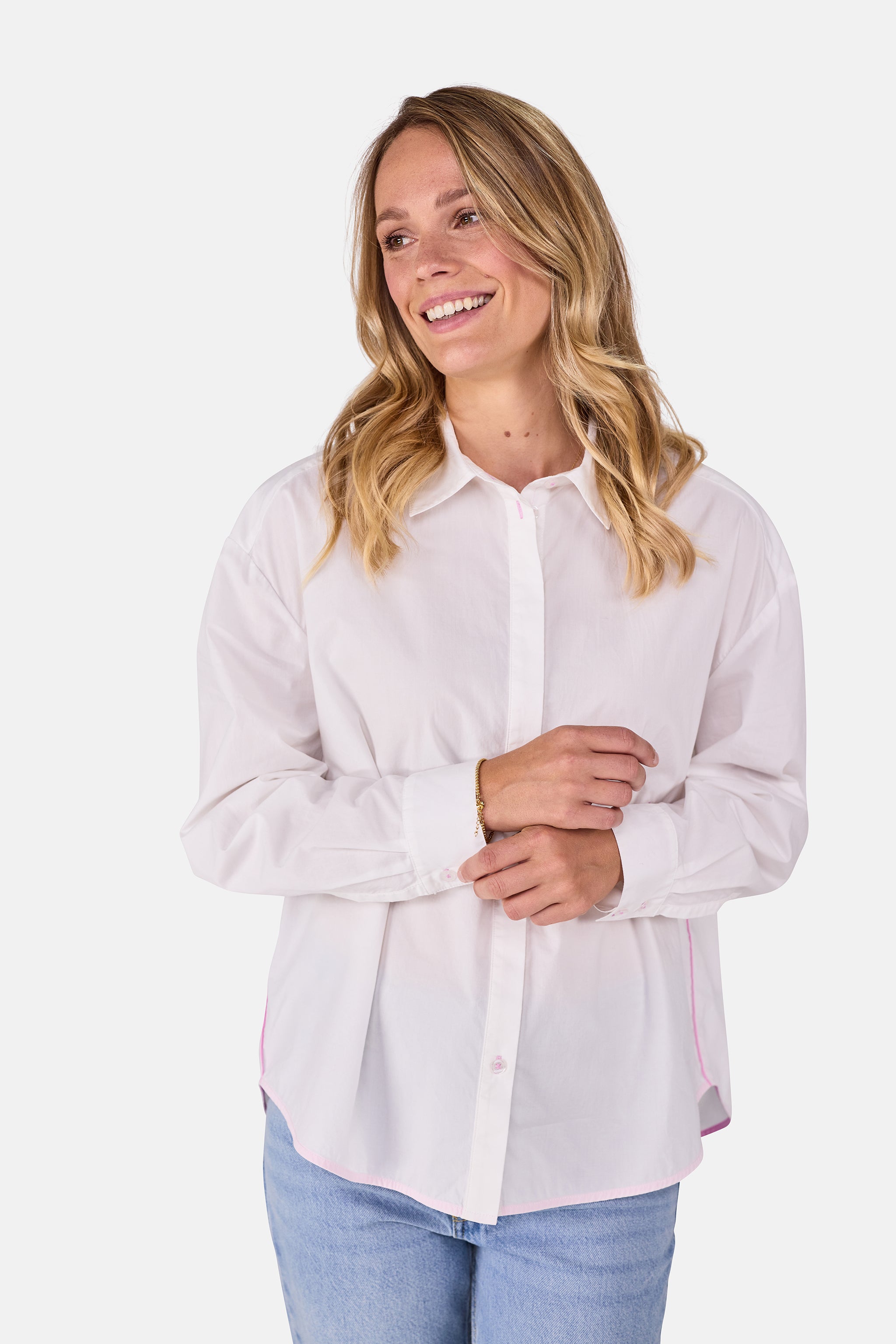 Bluse "OlynnL" aus Baumwolle