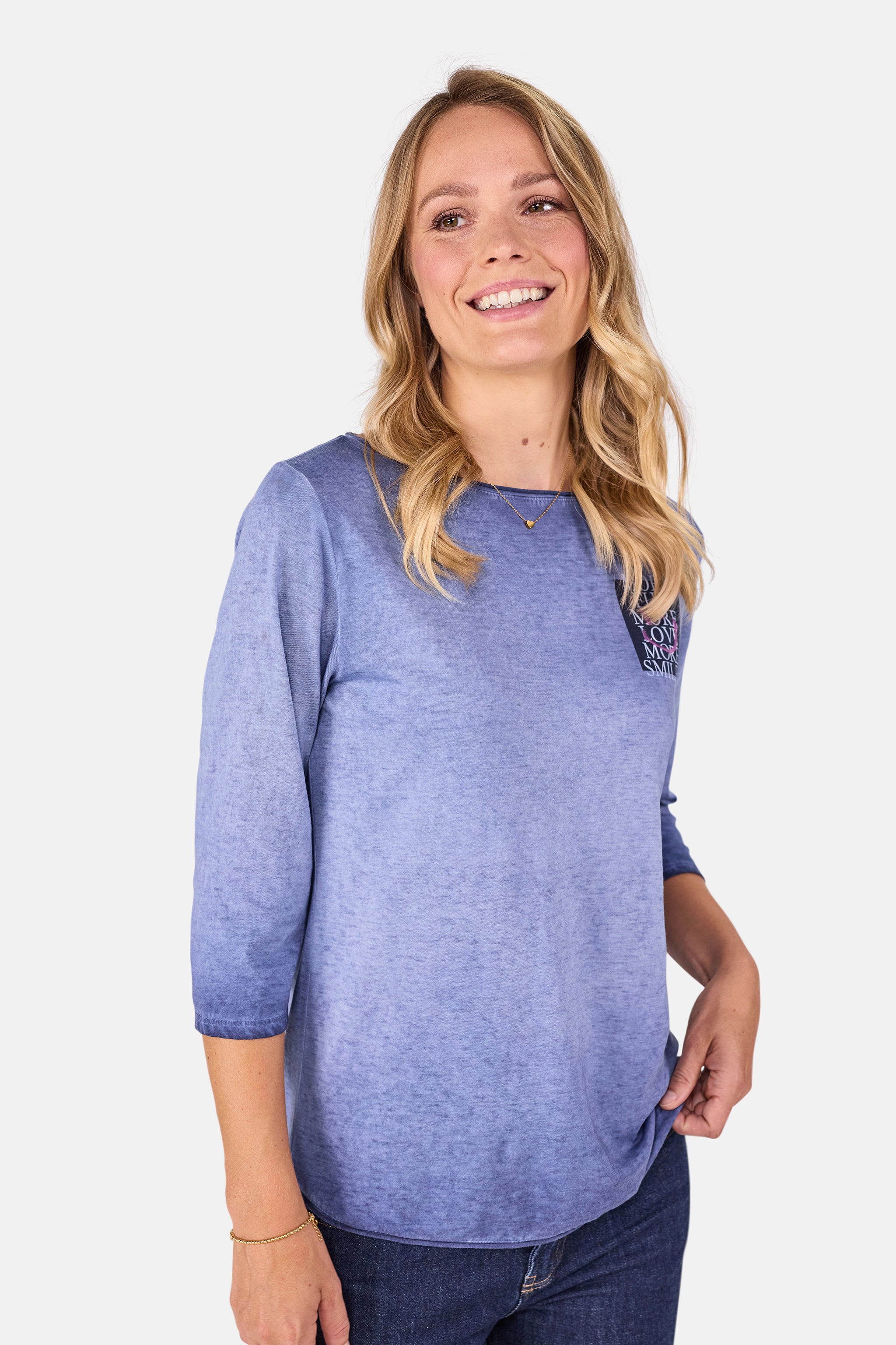 T-shirt "RiksaL" aus Baumwollmix