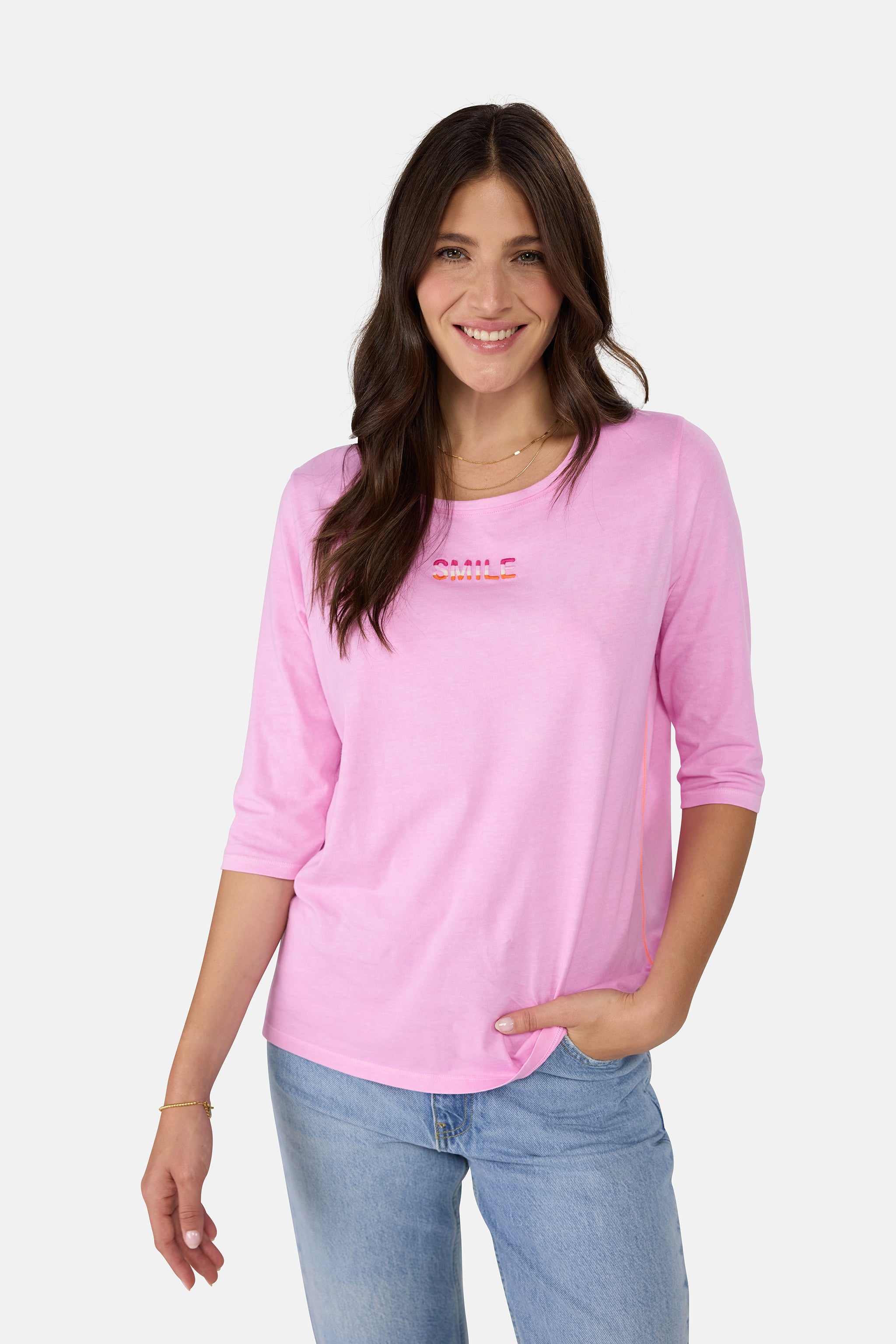 T-shirt "DaliahL" aus Baumwolle