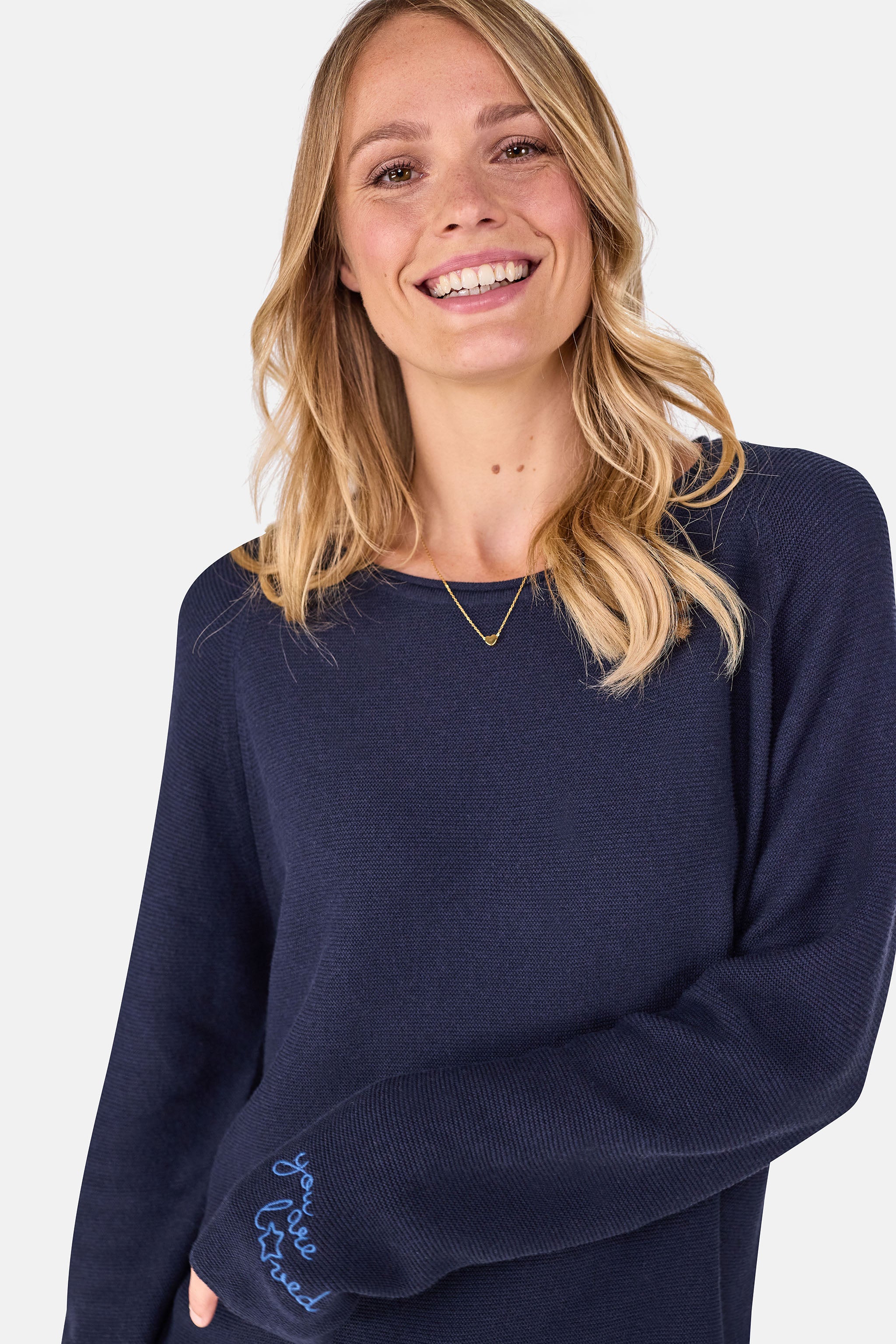 Pullover "AilaniL" aus Baumwolle