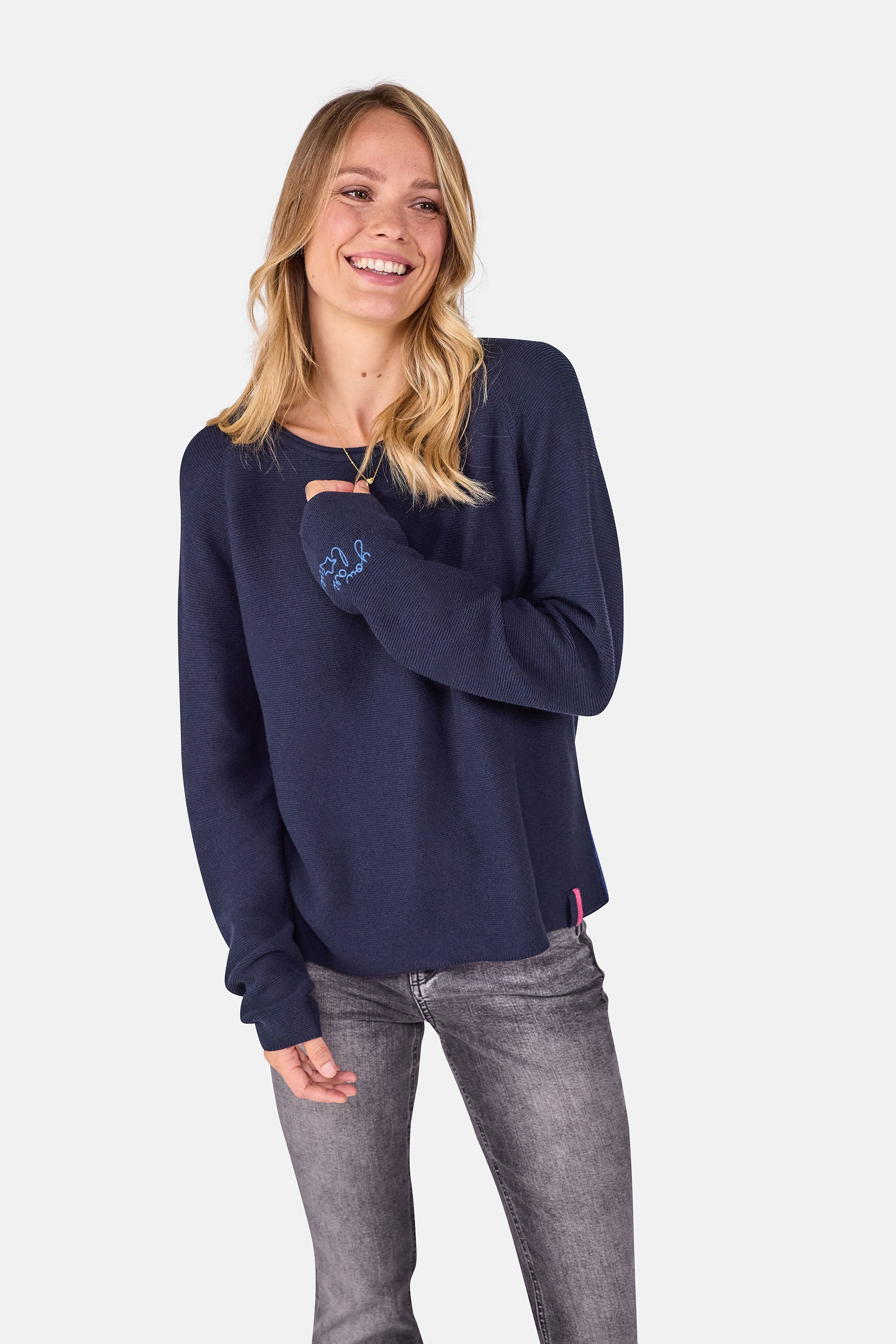 Pullover "AilaniL" aus Baumwolle