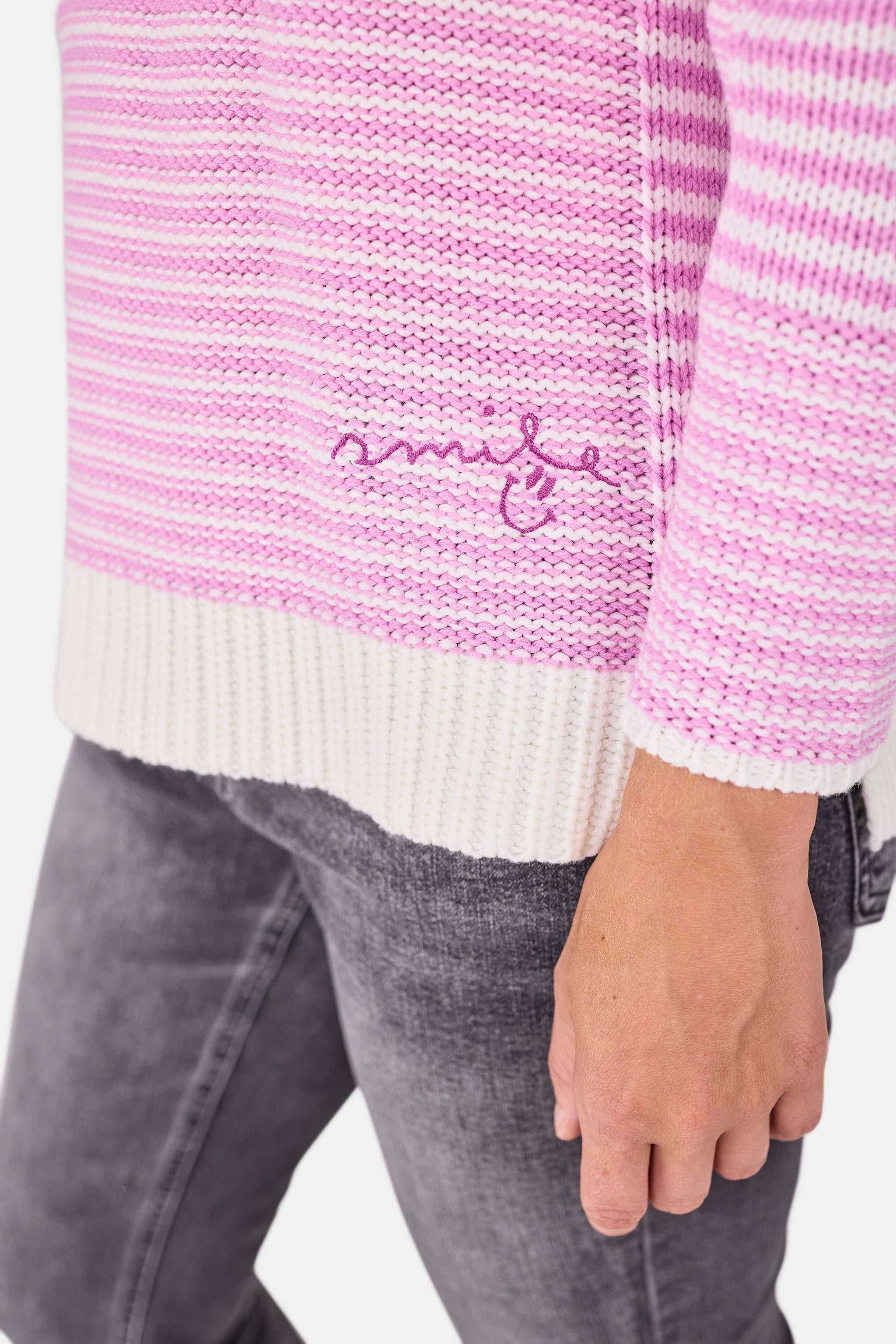 Pullover "HollynL" aus Baumwollmix