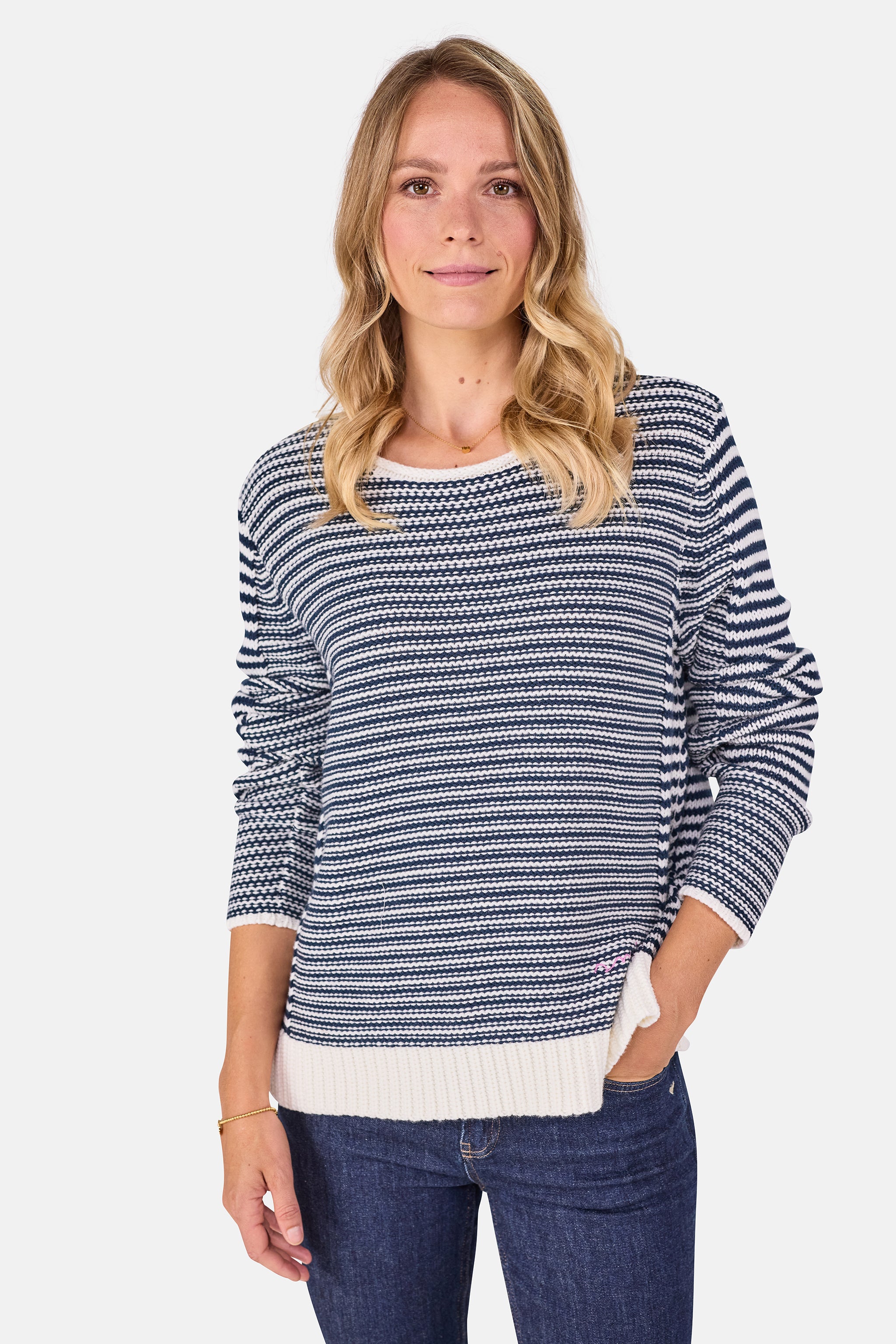 Pullover "HollynL" aus Baumwollmix