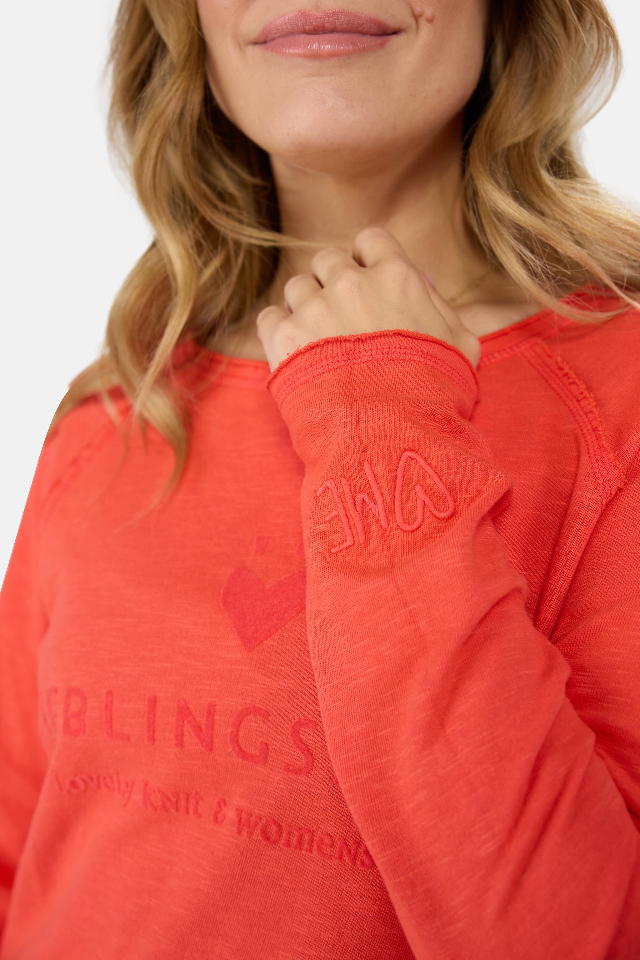 Sweatshirt "CathrinaEP" aus Baumwolle