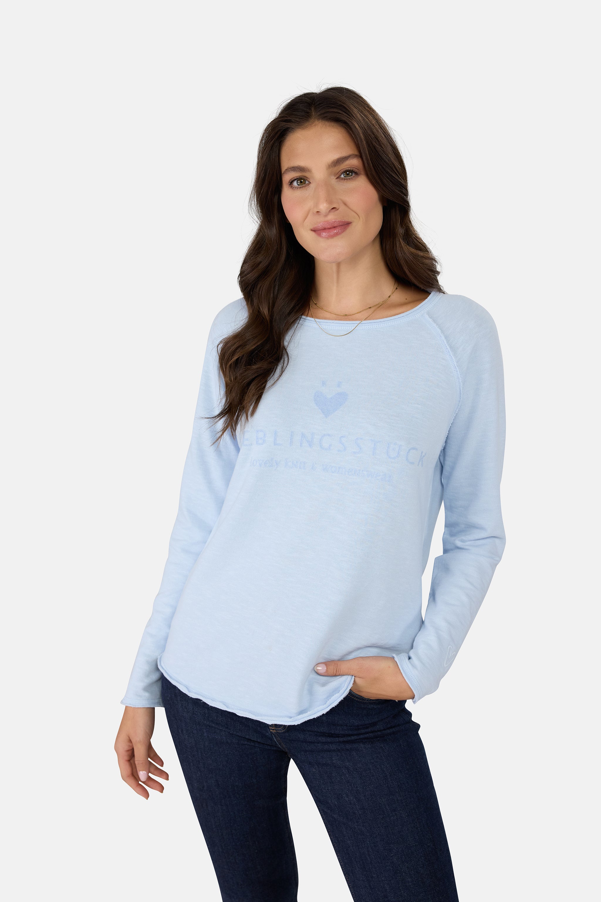 Sweatshirt "CathrinaEP" aus Baumwolle