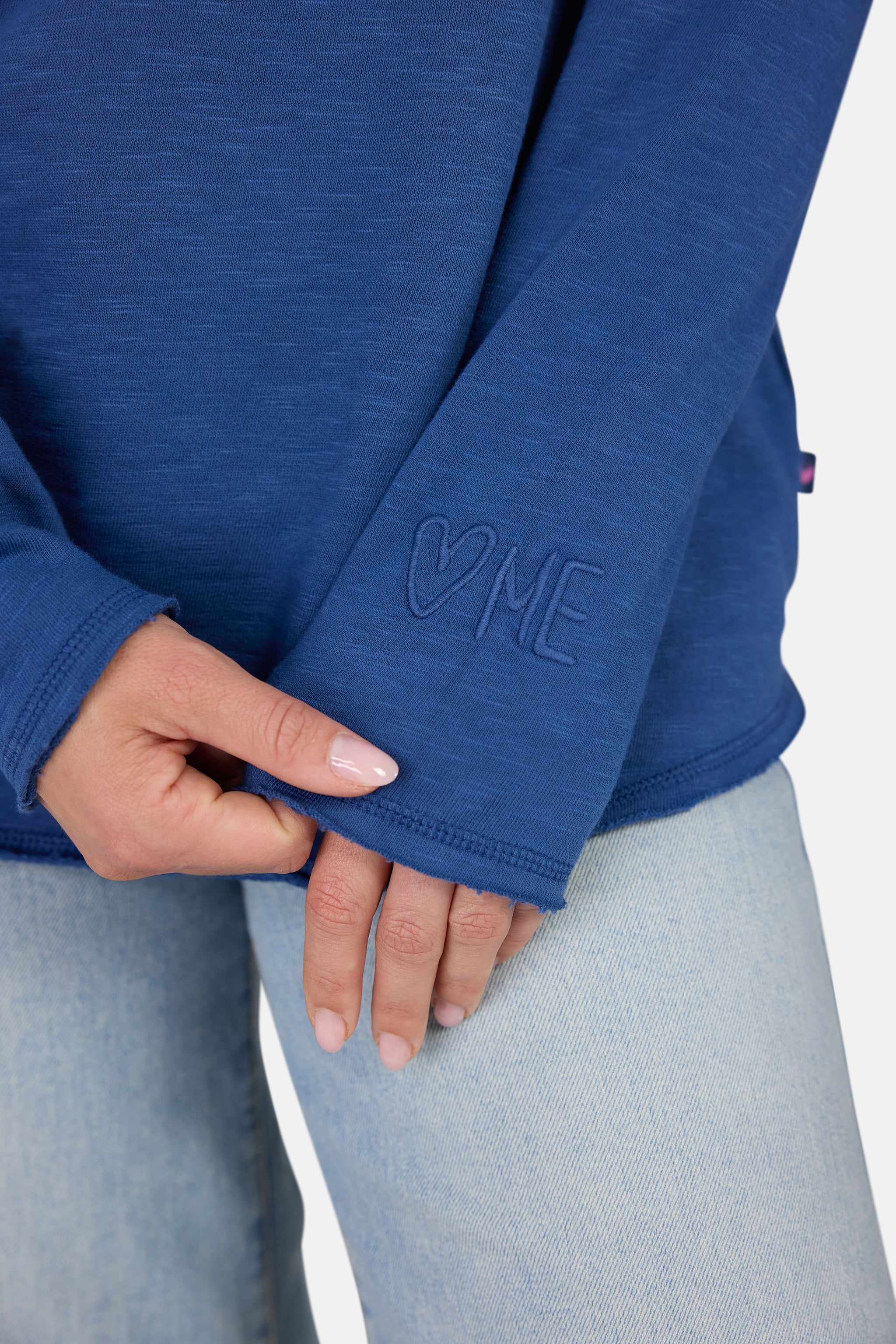 Sweatshirt "CathrinaEP" aus Baumwolle