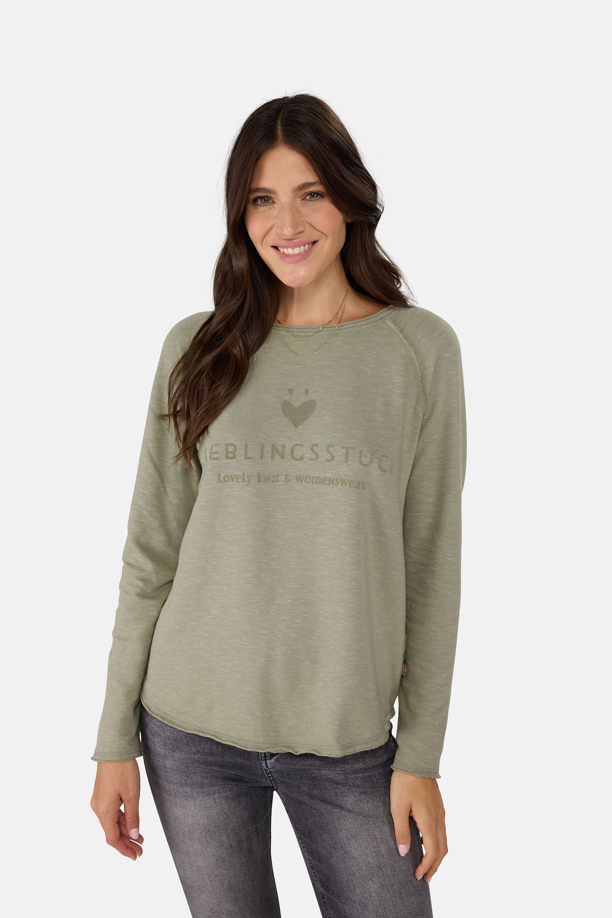 Sweatshirt "CathrinaEP" aus Baumwolle