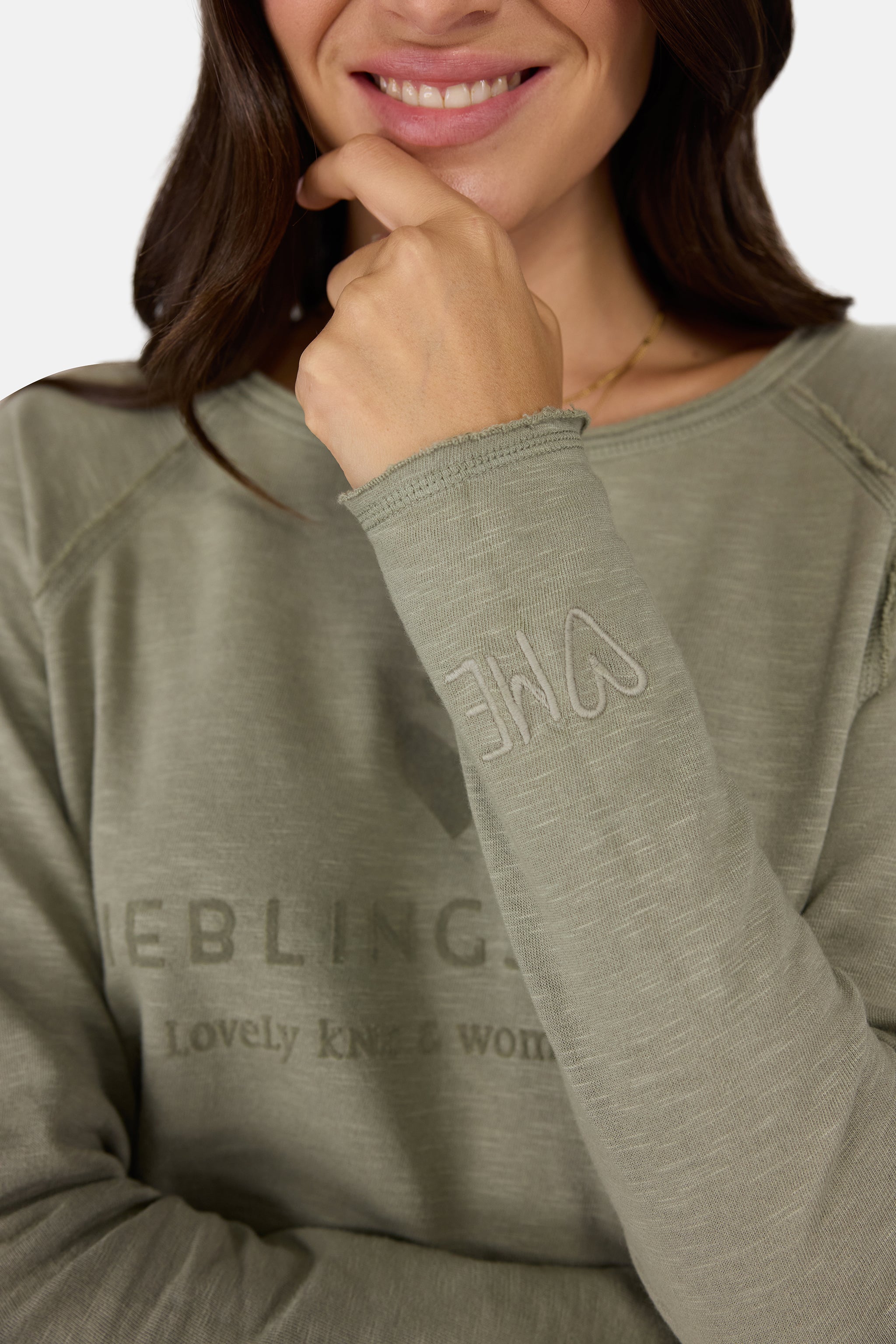 Sweatshirt "CathrinaEP" aus Baumwolle