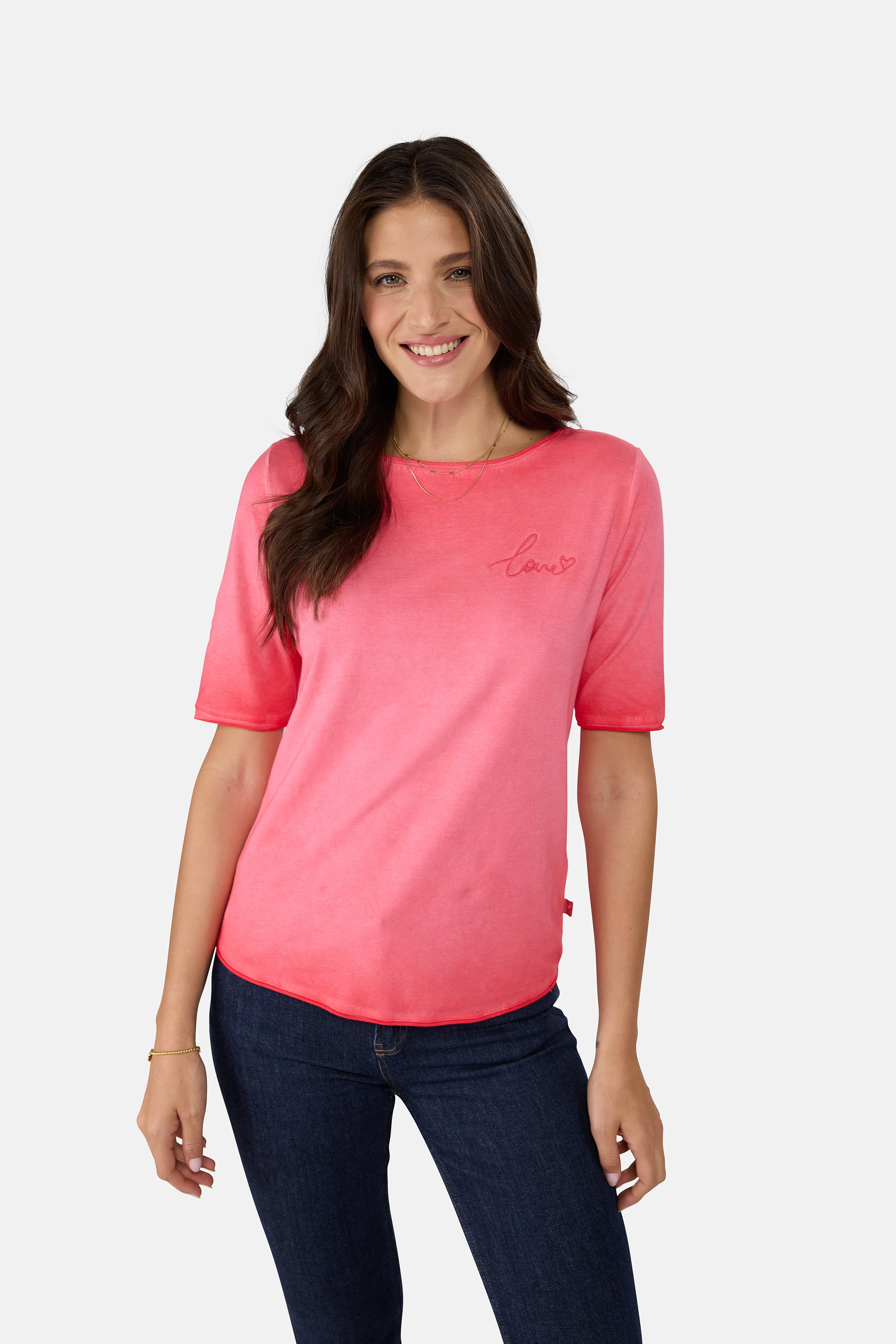 T-Shirt "CandiceEP" mit Elasthan