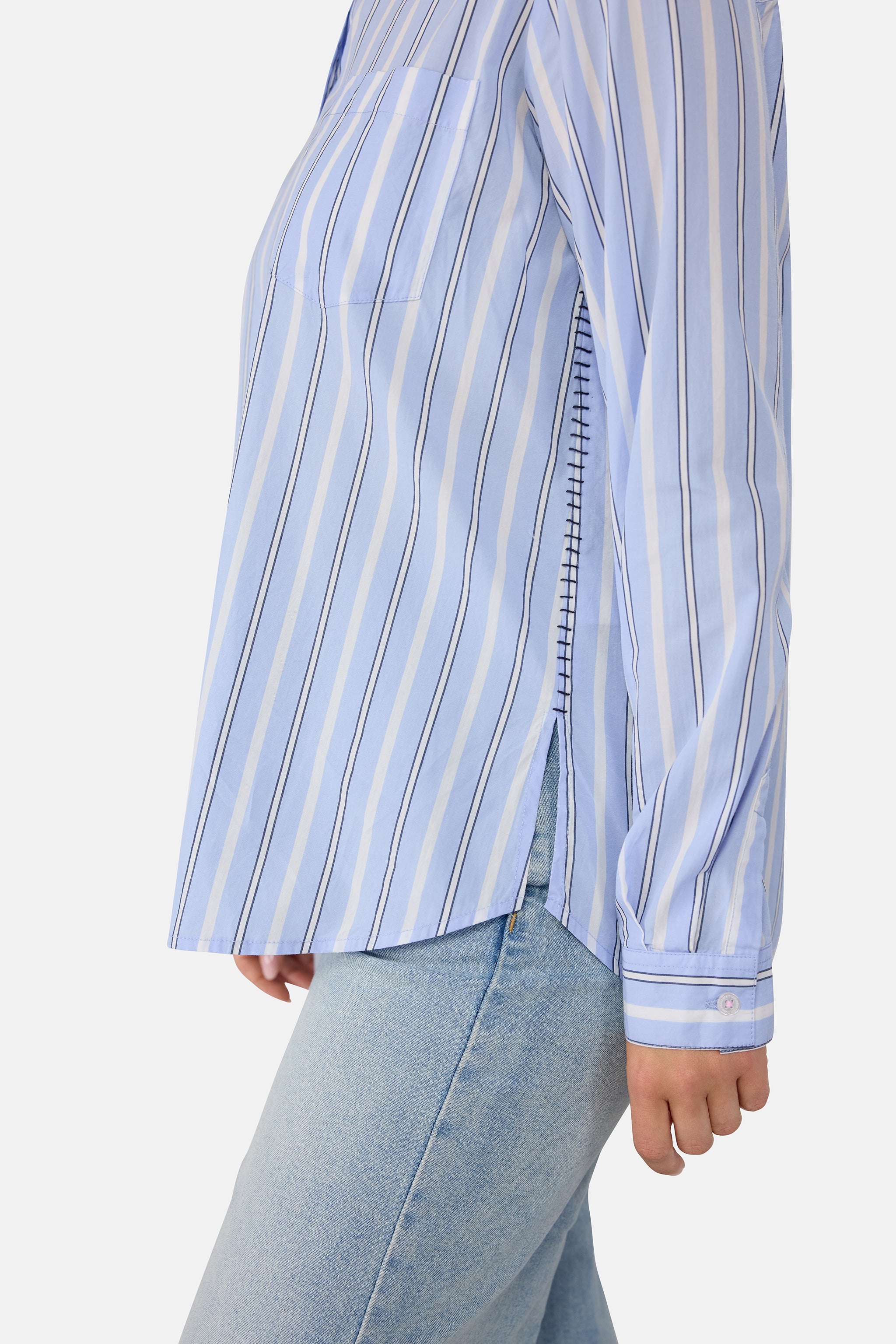 Bluse "OceanL" aus Baumwolle