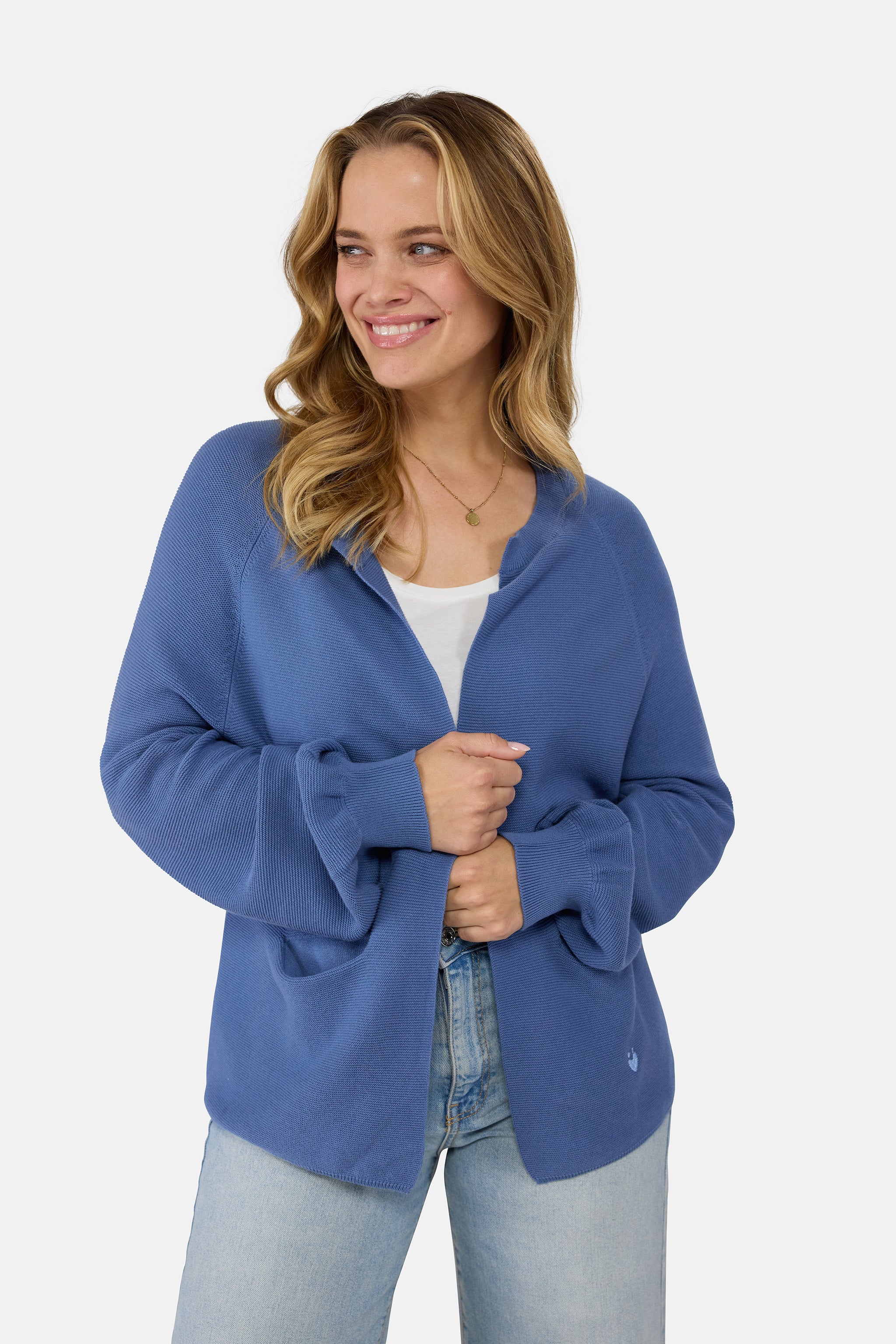 Strickjacke "AchikaL" aus Baumwolle