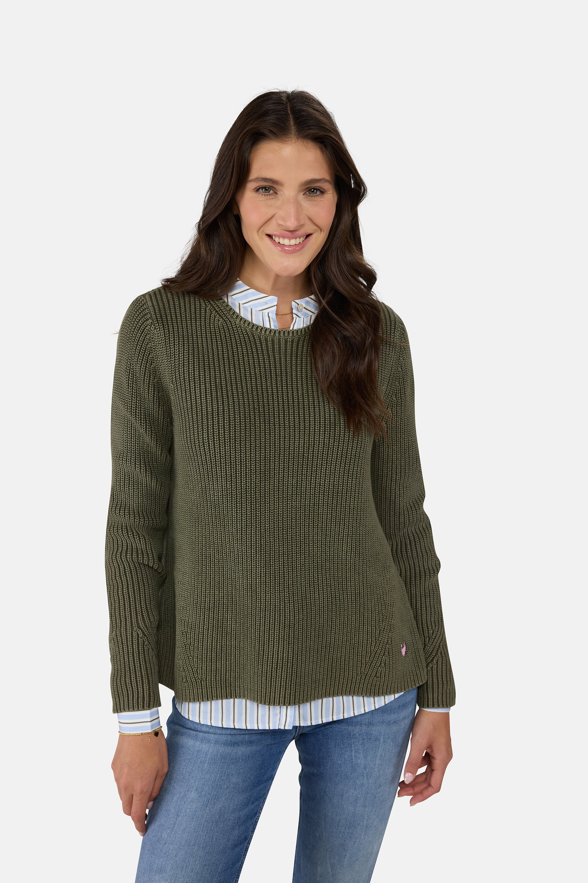 Pullover "AmaliaL" aus Baumwolle