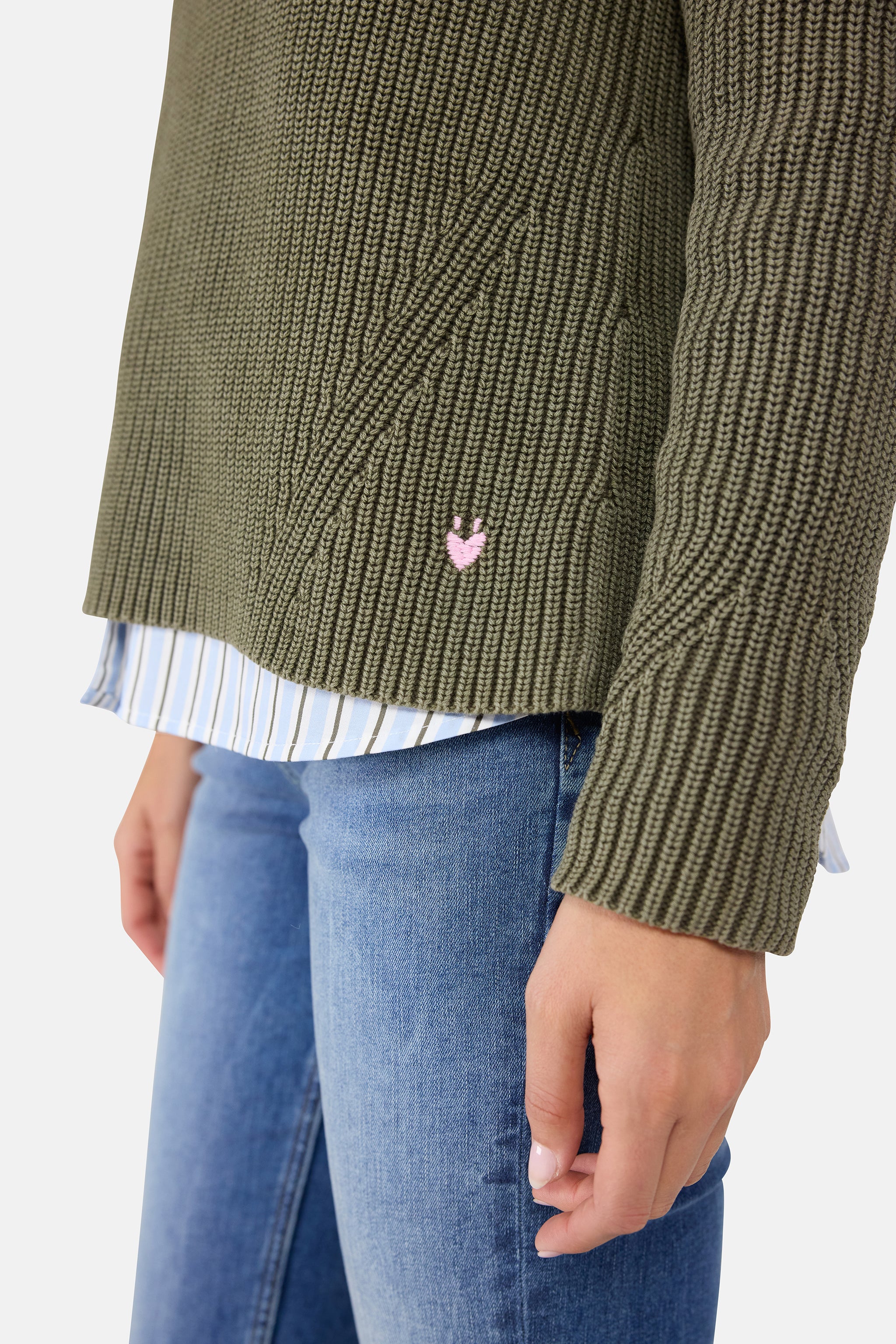 Pullover "AmaliaL" aus Baumwolle