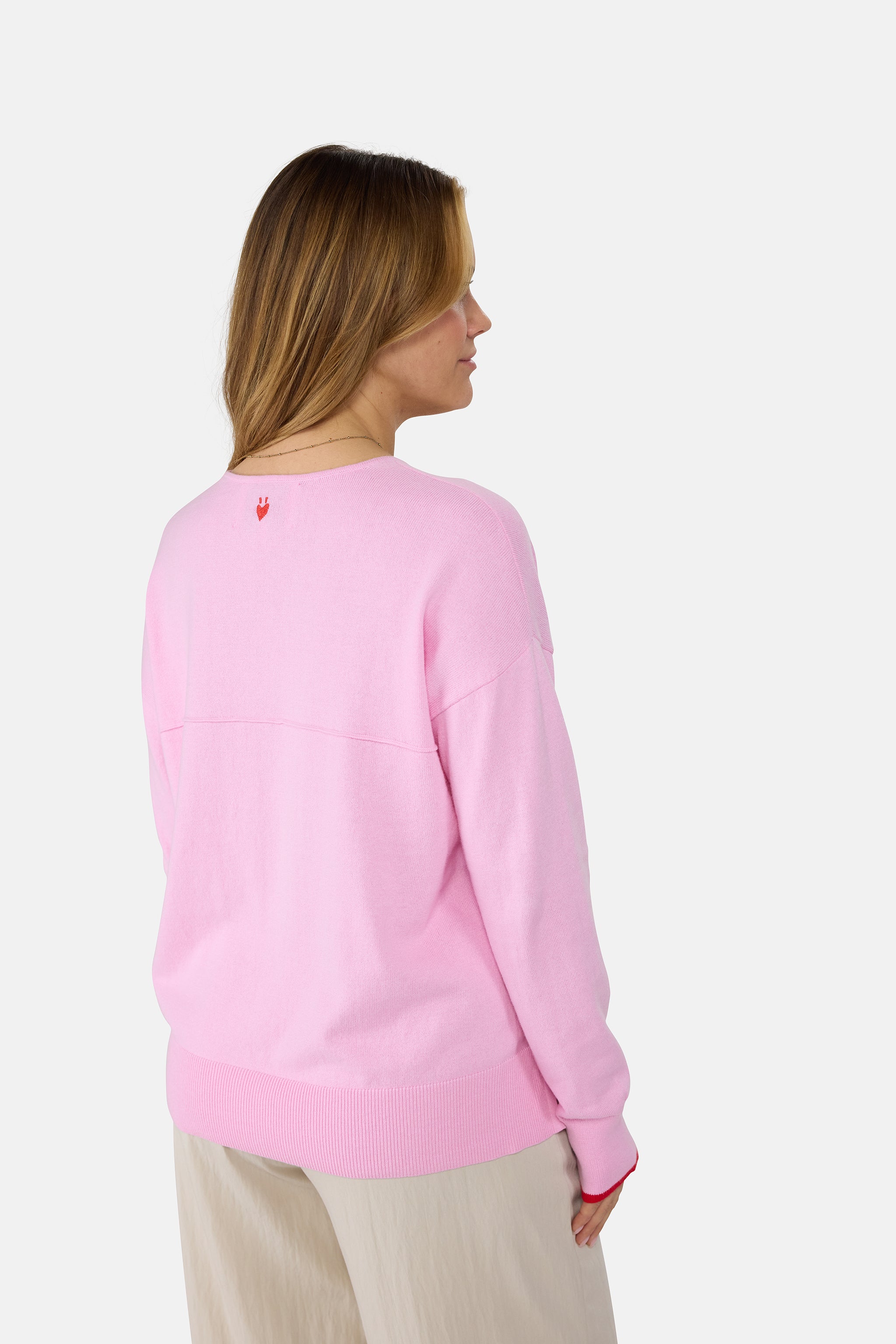 V-Pullover "KaylaL" mit Kaschmir