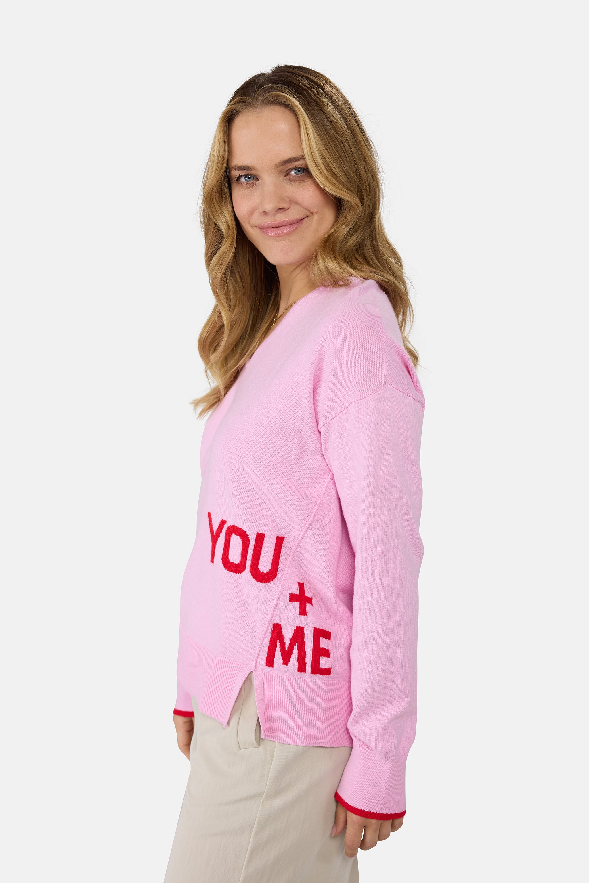 V-Pullover "KaylaL" mit Kaschmir