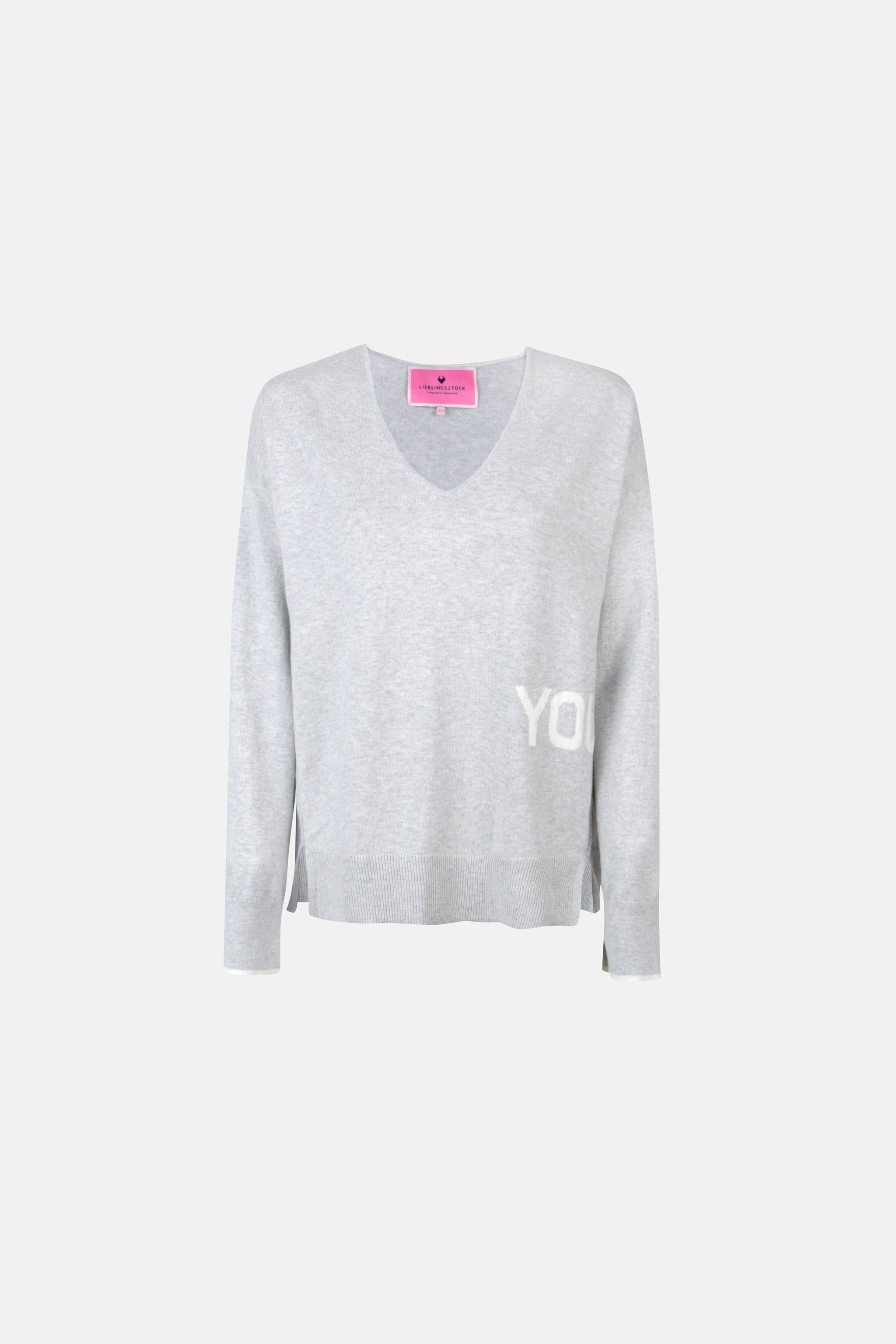 V-Pullover "KaylaL" mit Kaschmir